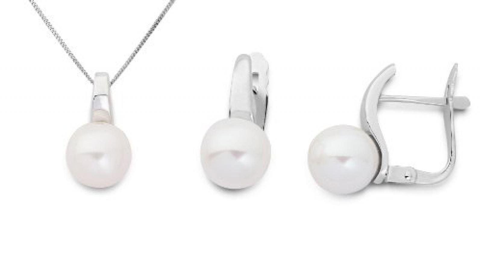 18" Frauen Süßwasser Perle Halskette, Perlen Anhänger Halskette, Baumeln Decharme Schmuck Auf Echtem Leder Schnur, Weiße Perle Schmuck Für Frauen