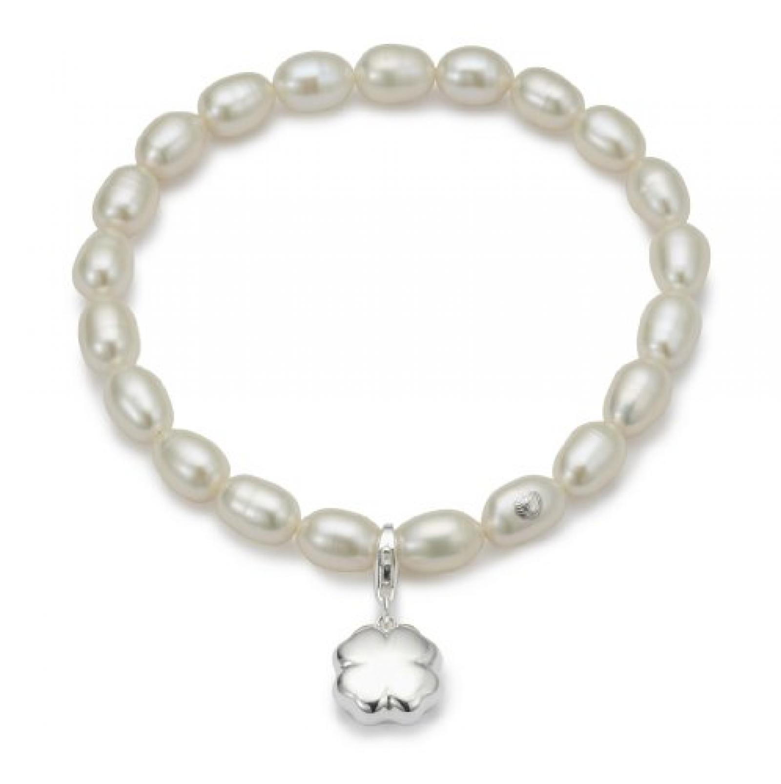 Adriana Damen Armband 925 Sterling Silber rhodiniert Perlmutt Romantica 18.0 cm B14 Adriana Damen Armband 925 Sterling Silber rhodiniert Perlmutt Romantica 18.0 cm B14