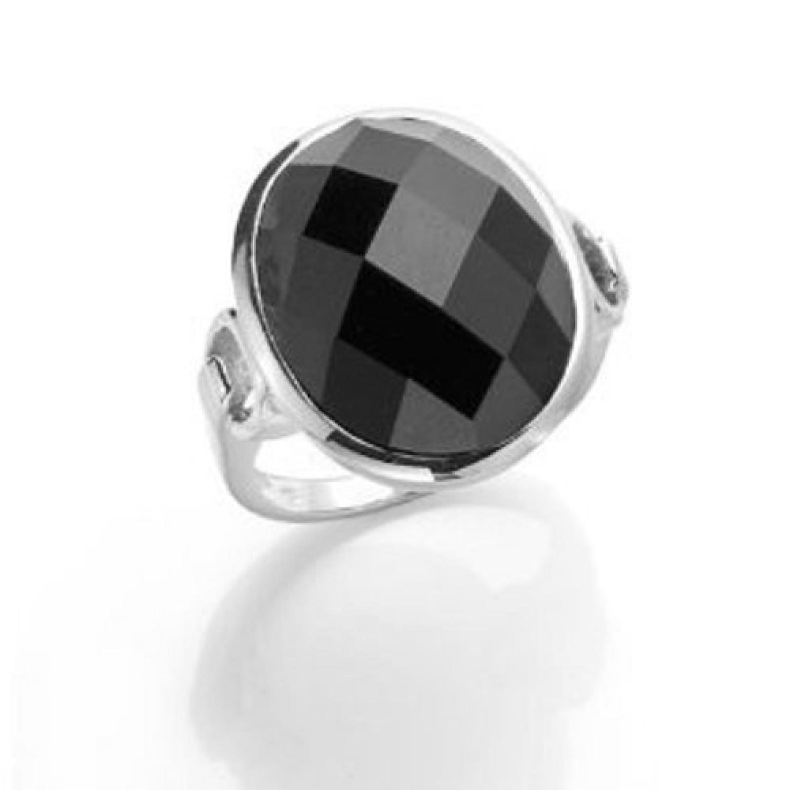 Celesta Damen-Ring 925 Sterlingsilber synth. Onyx Gr. 60 (19.1) 360270916060 