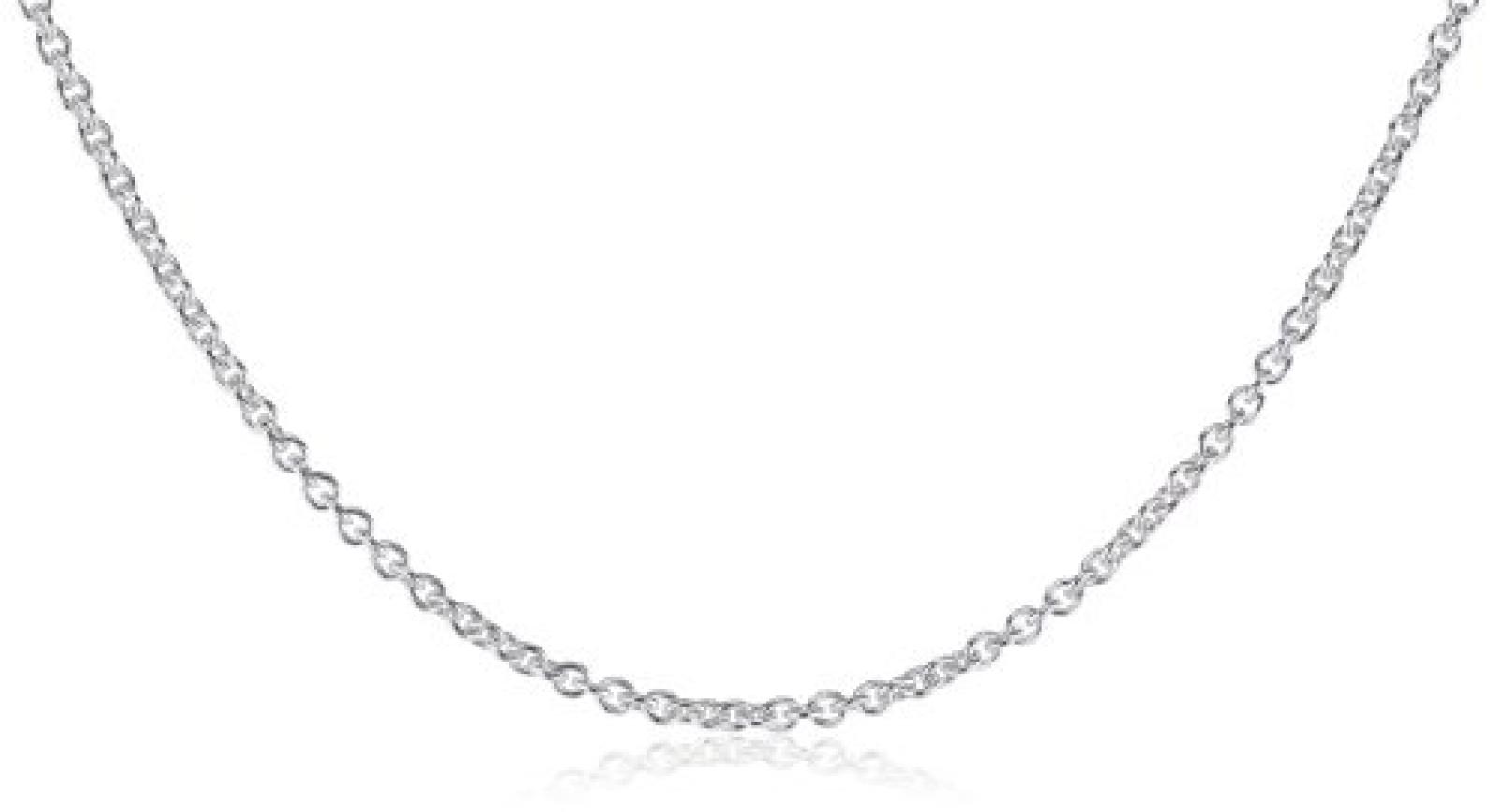 BOB C. Damen-Halskette ohne Anhänger Anker 925 Sterling Silber 326994 