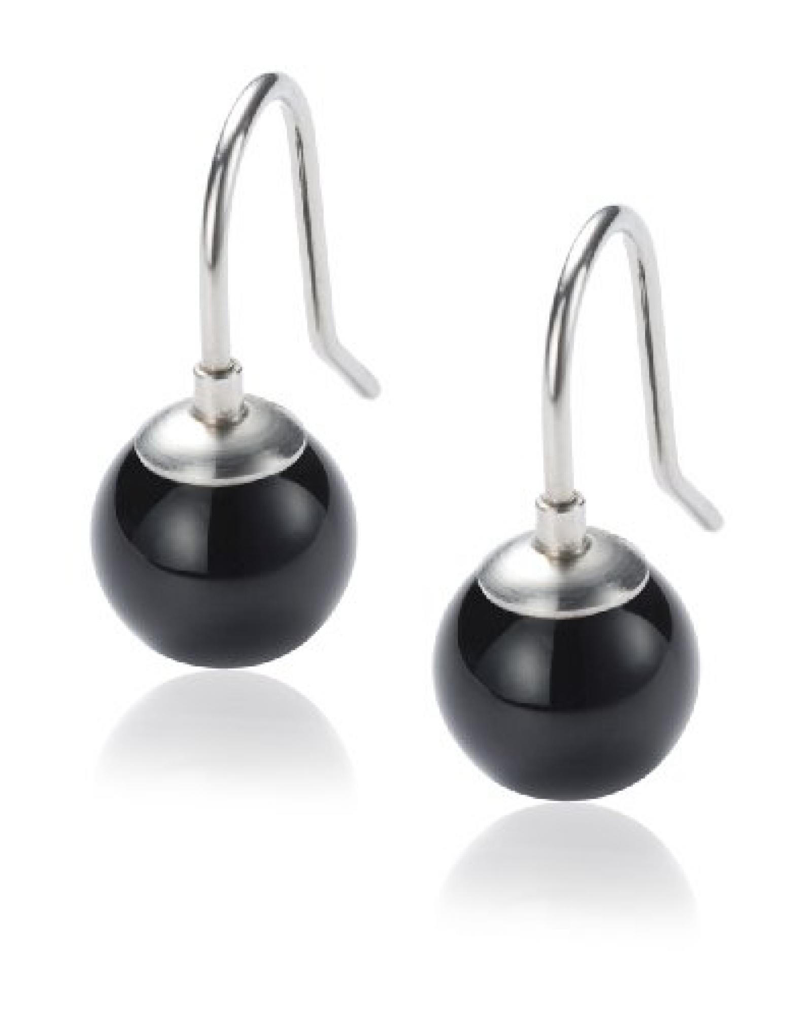 Monomania Damen-Ohrhänger Edelstahl 2 Onyxkugeln schwarz 10 mm 31546 Monomania Damen-Ohrhänger Edelstahl 2 Onyxkugeln schwarz 10 mm 31546