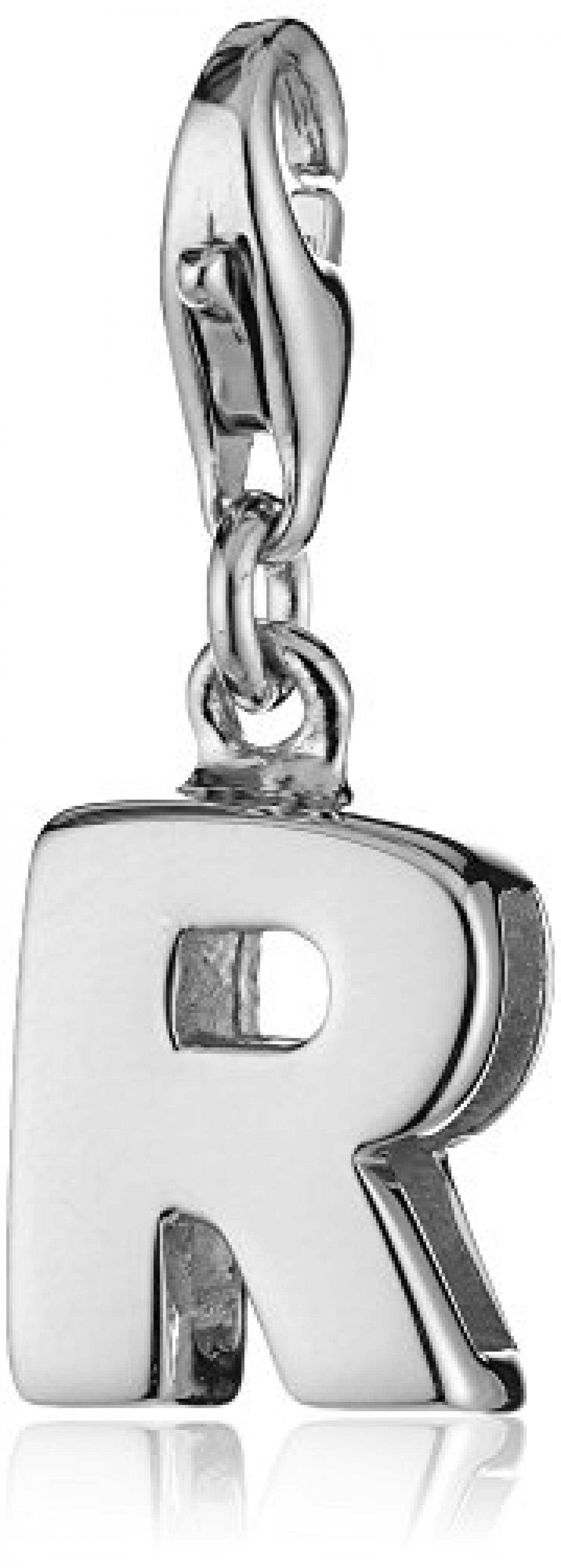 Amor Buchstabe R-Charm  925 Sterlingsilber 20 mm 202015 