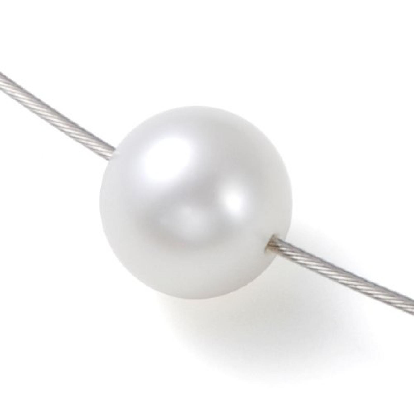 Monomania Damen-Collier Edelstahl 1 Süßwasserperle 6 mm weiß 4023 Monomania Damen-Collier Edelstahl 1 Süßwasserperle 6 mm weiß 4023