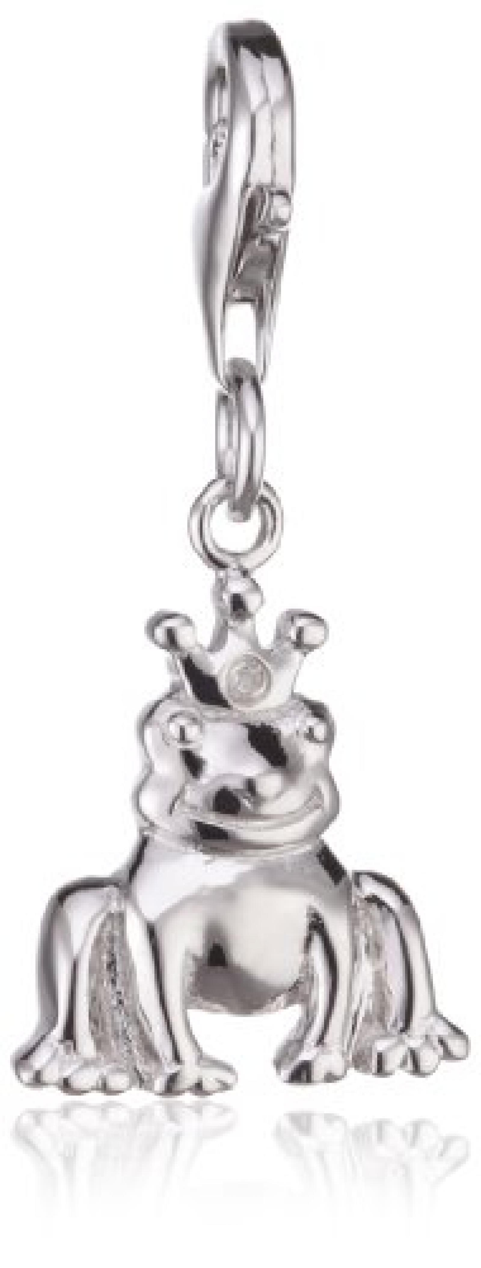 Rafaela Donata Damen-Charm Froschk&ouml;nig Diamond Collection 925 Sterling Silber Diamant  60250025 