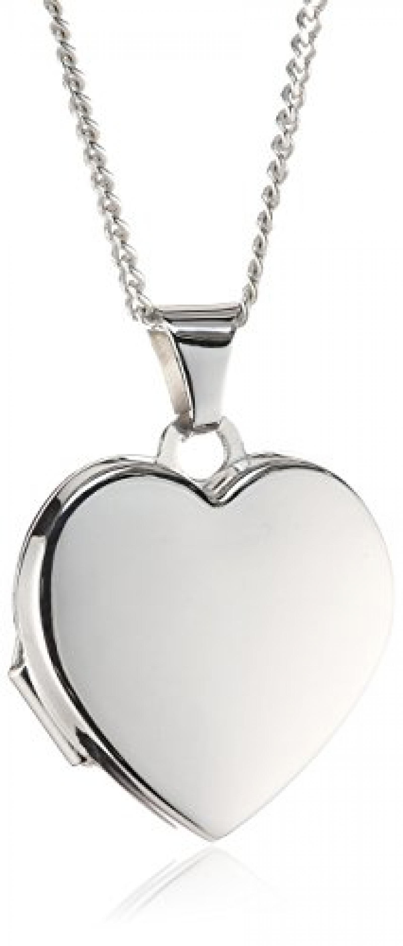 ZEEme For Kids - Kinderanhnger mit Kette 36-38cm 925/- Sterling Silber Medaillon Herz 500243725-38Z ZEEme For Kids - Kinderanhnger mit Kette 36-38cm 925/- Sterling Silber Medaillon Herz 500243725-38Z