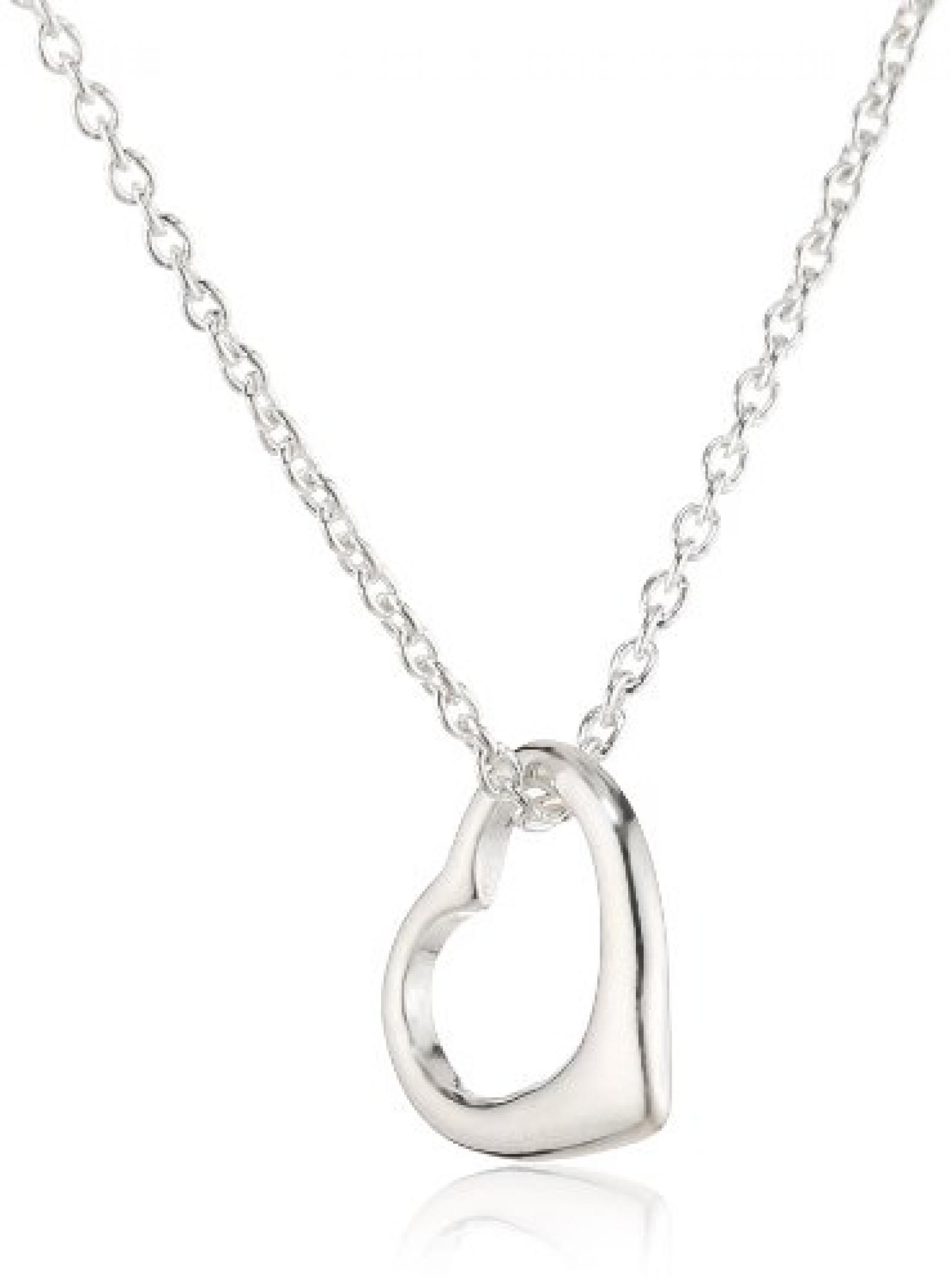 ZEEme Kinder und Jugendliche-Halskette 925 Sterling Silber Herz beweglich 405cm lang 299240052R ZEEme Kinder und Jugendliche-Halskette 925 Sterling Silber Herz beweglich 405cm lang 299240052R