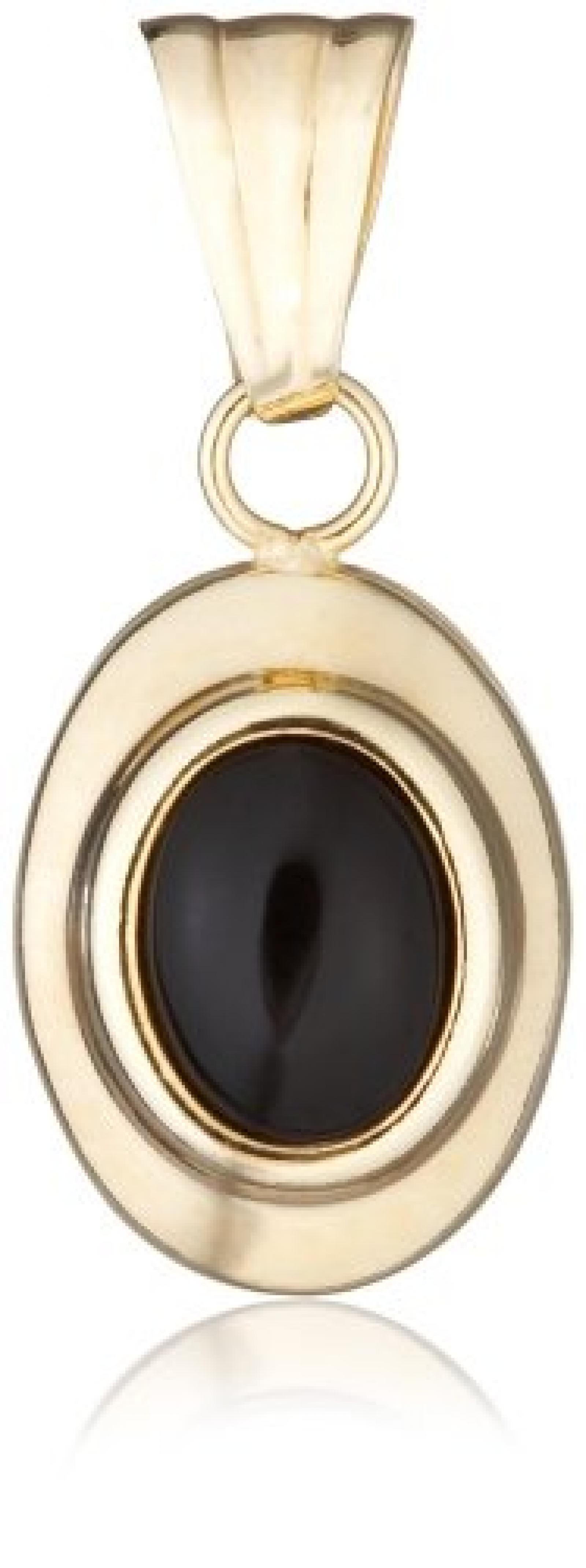 Bella Donna Damen-Anh&auml;nger 333 Gelbgold mit Onyx 2082ANH3 