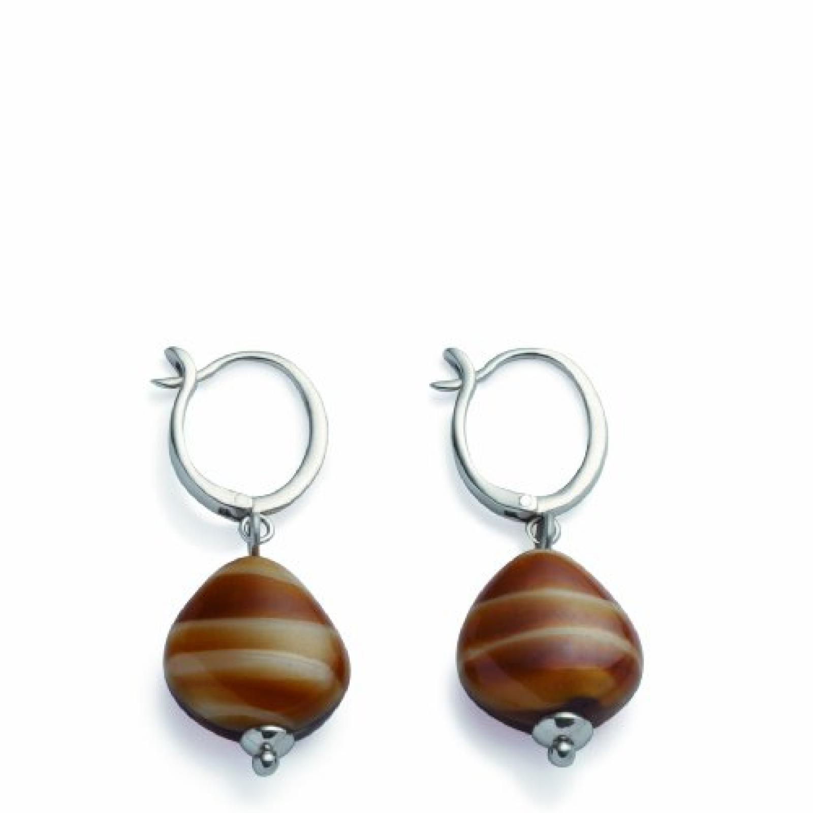 Leonardo Jewels Damen-Ohrhänger Edelstahl  centimeters 011848 Ohrhänger Brisur Spirit 