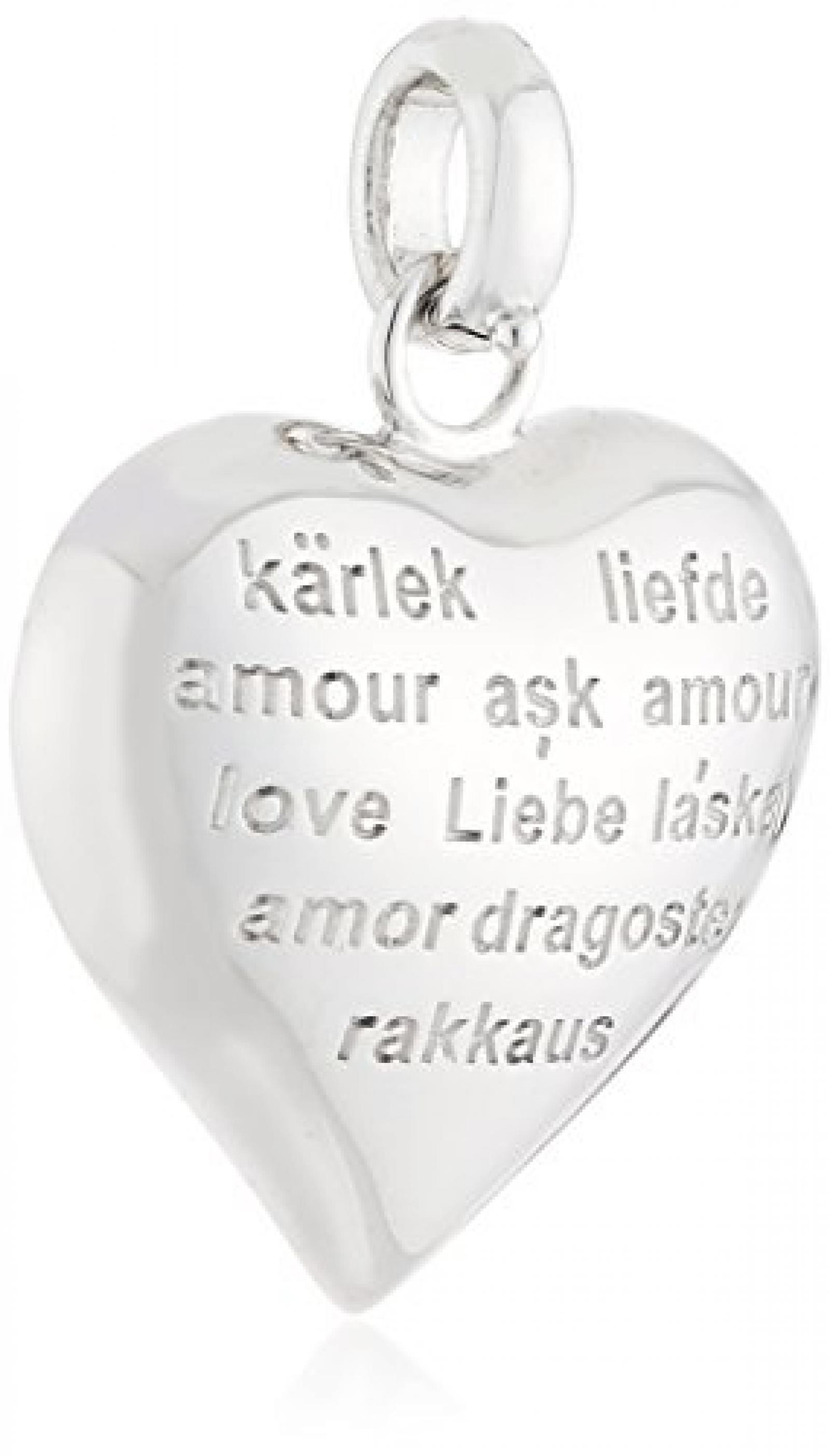 Celesta Damen-Charmsanh&auml;nger 925 Sterling Silber Herz 273240746L-1 