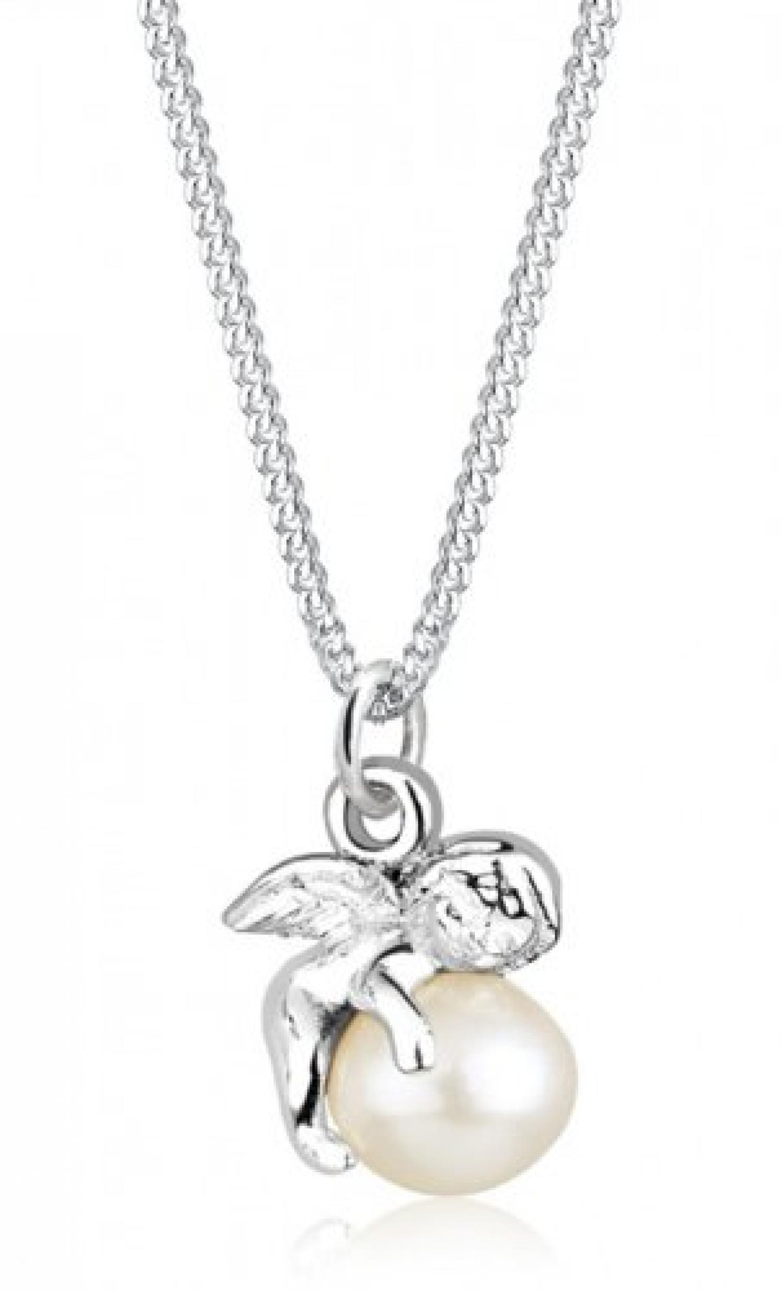 Elli Damen-Halskette mit Anh&auml;nger Engel 925 Sterling Silber L&auml;nge 45cm 0107451311_45 