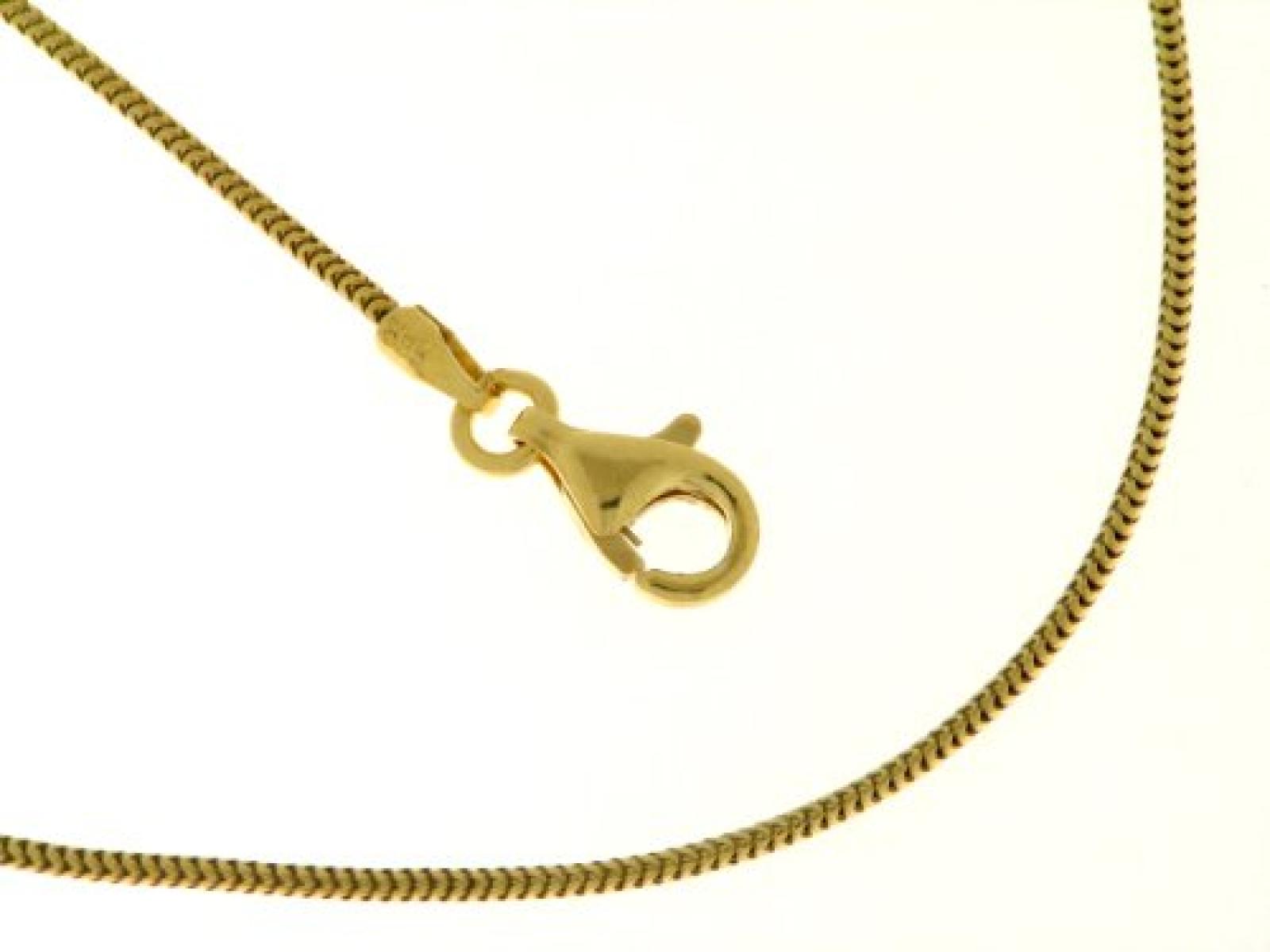 BOB C. Damen-Halskette ohne Anhänger 925 Sterling Silber vergoldet 244651 