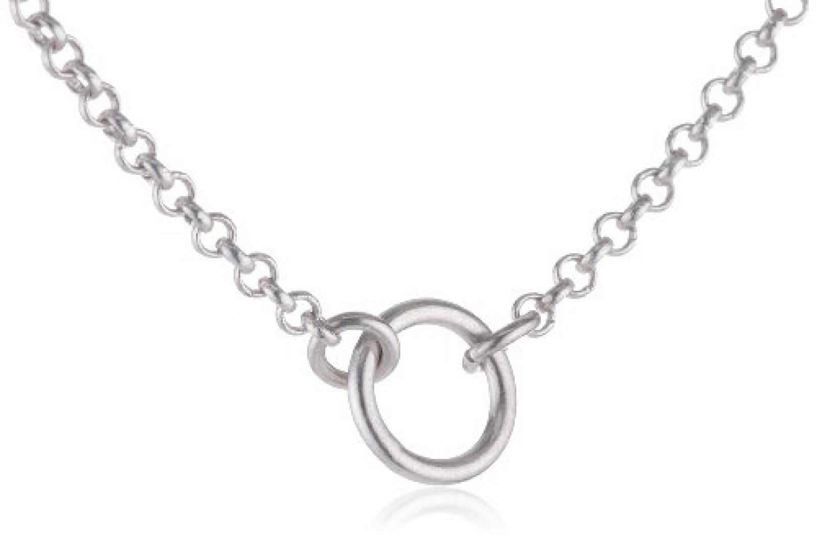 Pilgrim Damen-Charmkette Messing versilbert 70-77cm 444-961 Pilgrim Damen-Charmkette Messing versilbert 70-77cm 444-961