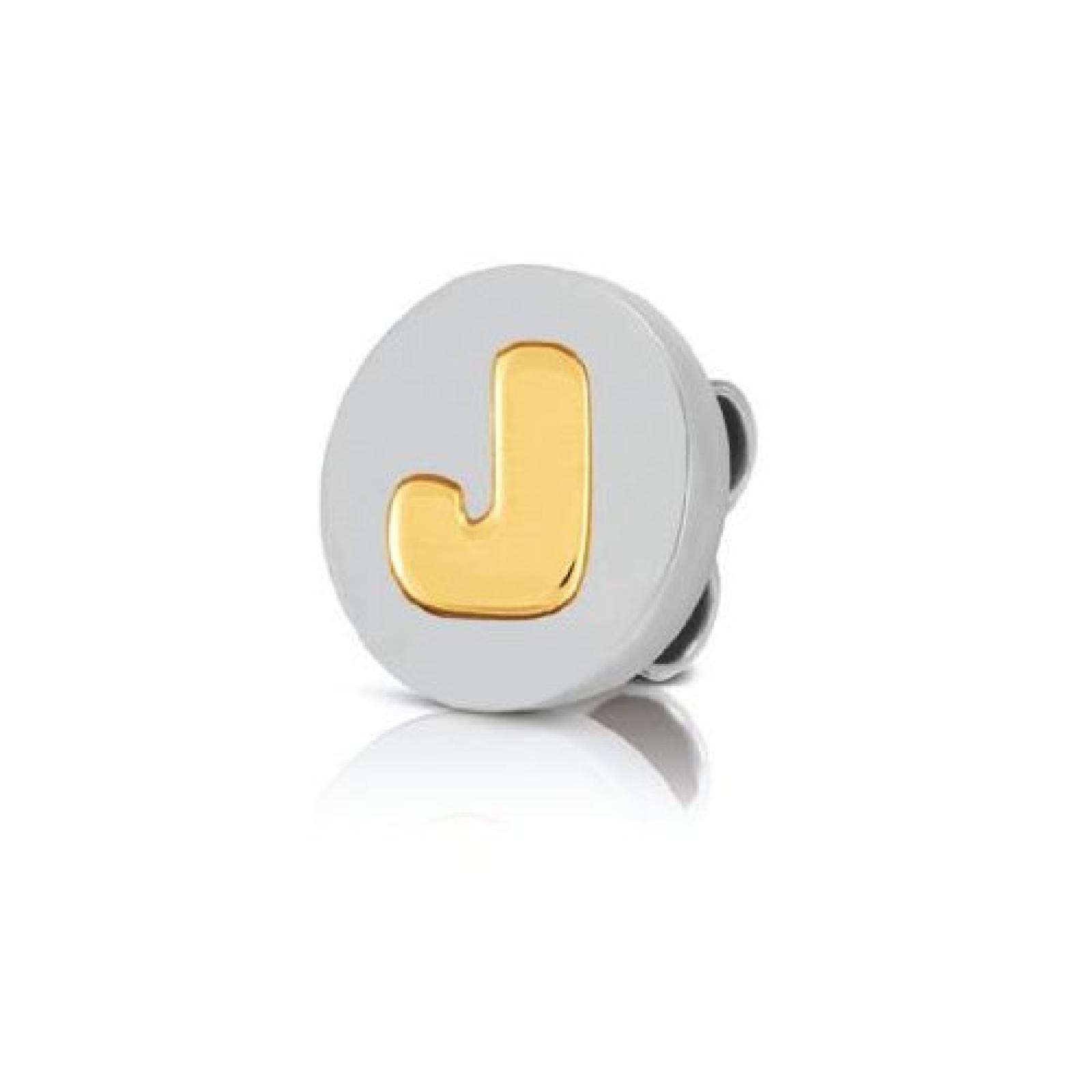 Nomination BON BON Platte aus edelstahl mit gold BUCHSTABEN (J) 065080-010 