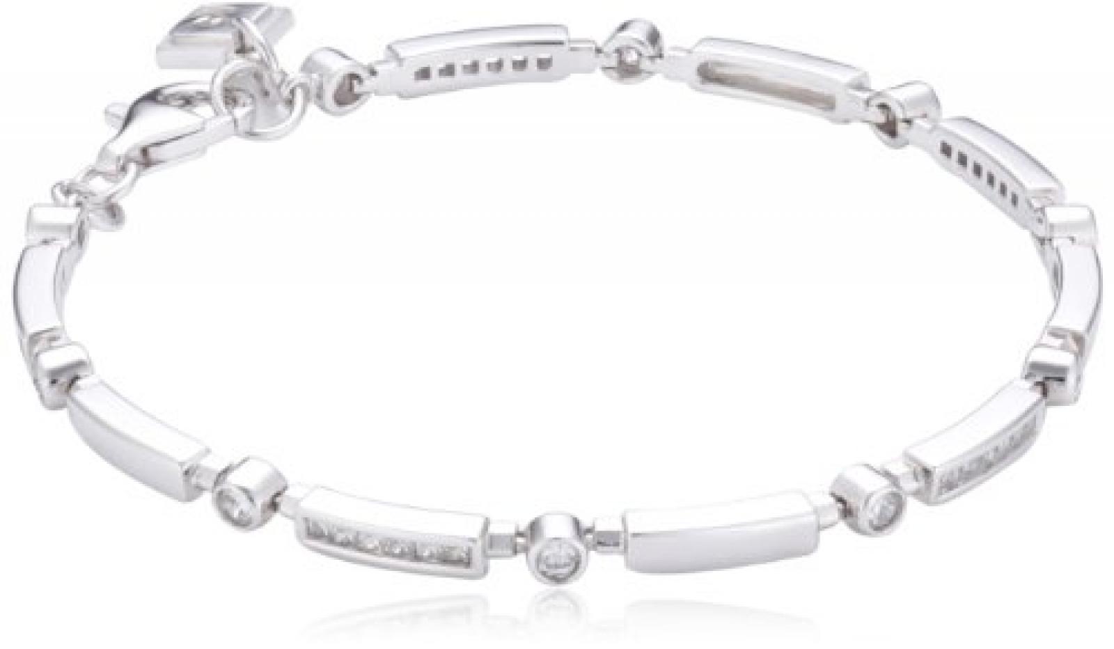 Pierre Cardin Damen Armband 925 Sterling Silber rhodiniert Kristall Zirkonia Cascade 19 cm wei&szlig; PCBR90120A190 