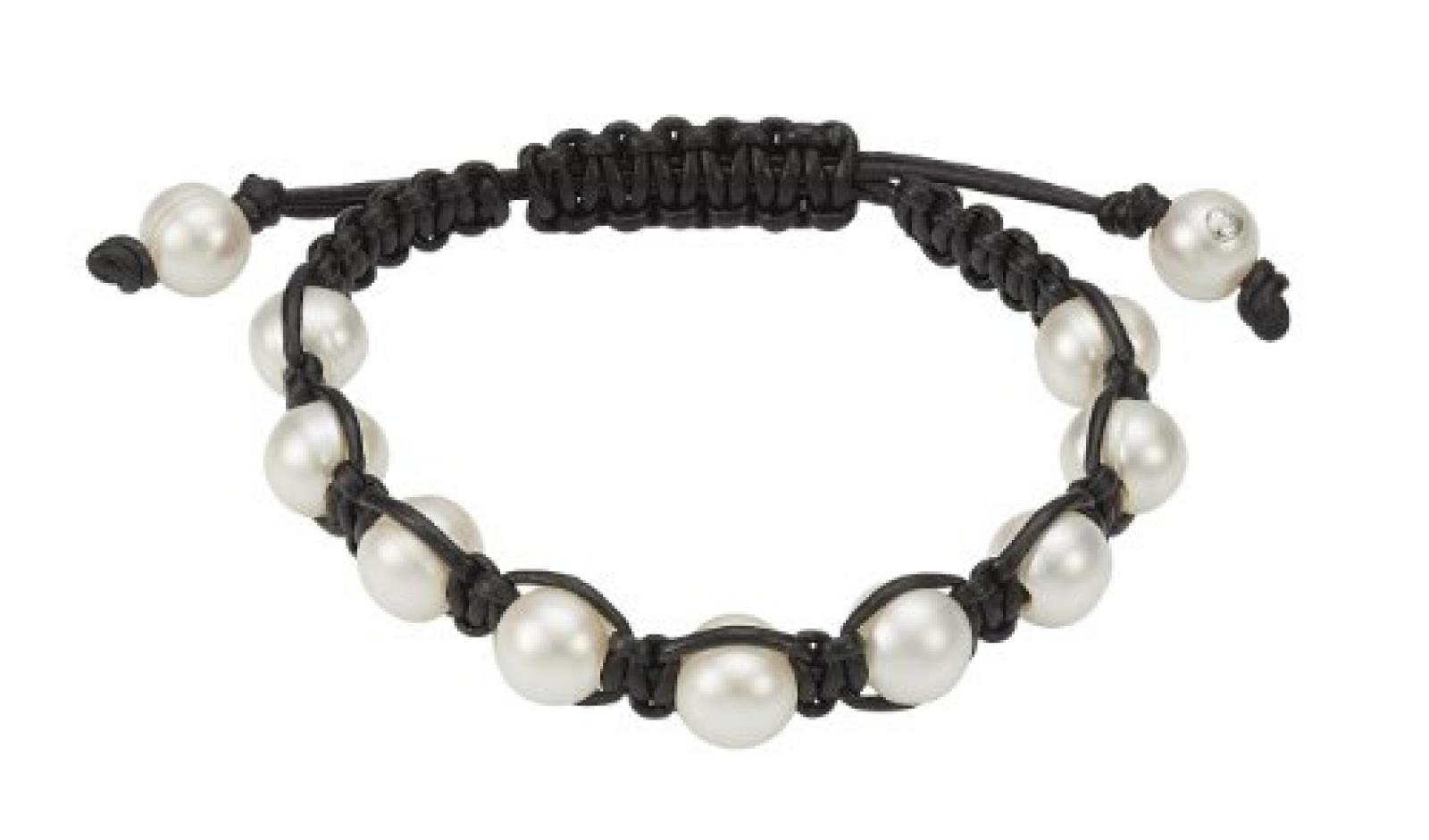 Adriana Damen-Armband S&uuml;&szlig;wasser Zuchtperlen L2-schwarz 