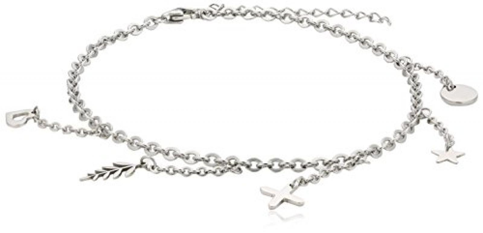 ZEEme Damen-Fu&szlig;kette 23+6cm verschiedene Motive 344000010 