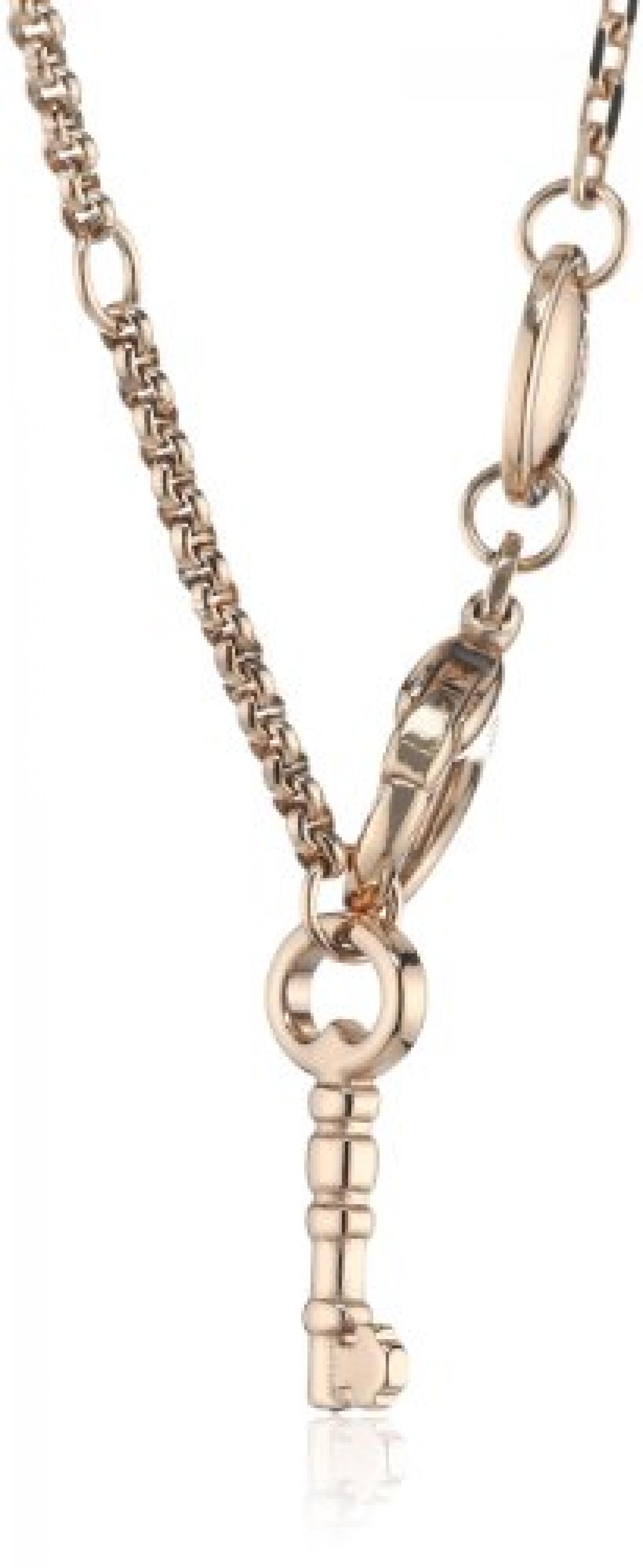 Fossil Damen-Halskette Vergoldetes Metall IP rosegold JF00703791 Fossil Damen-Halskette Vergoldetes Metall IP rosegold JF00703791