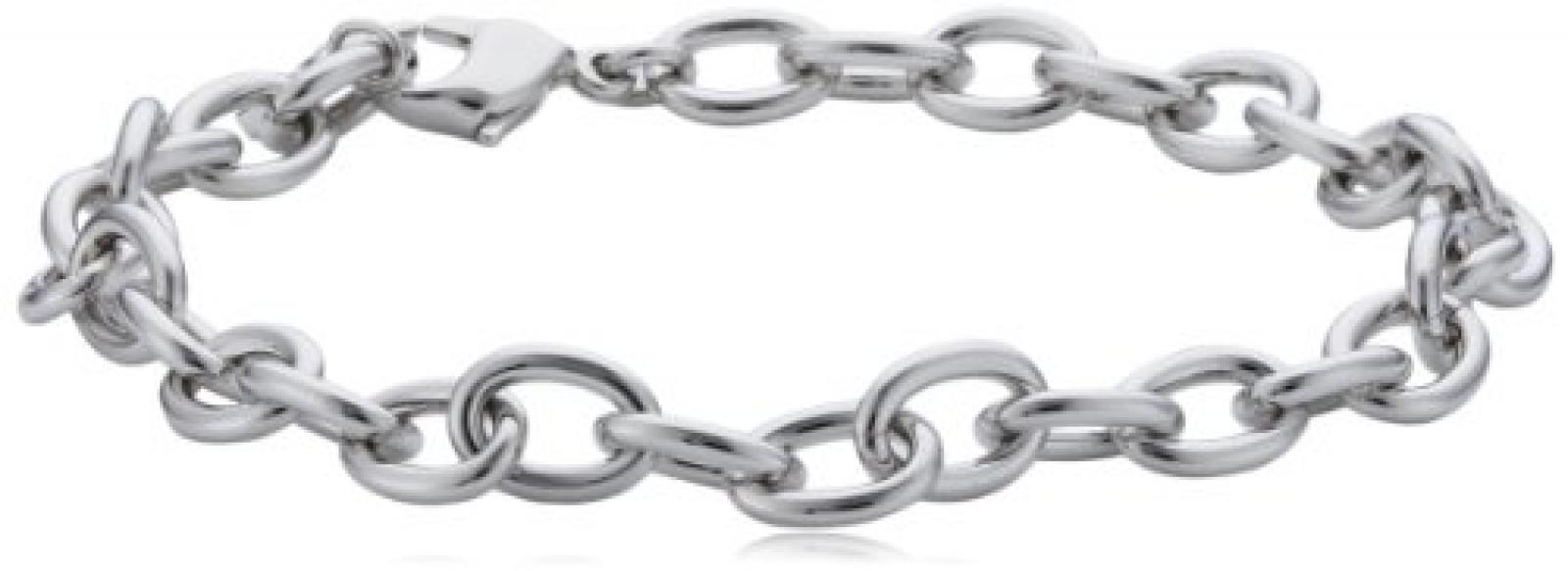 Swarovski Damen-Charm Armband Oval in Rhodium 1057717 