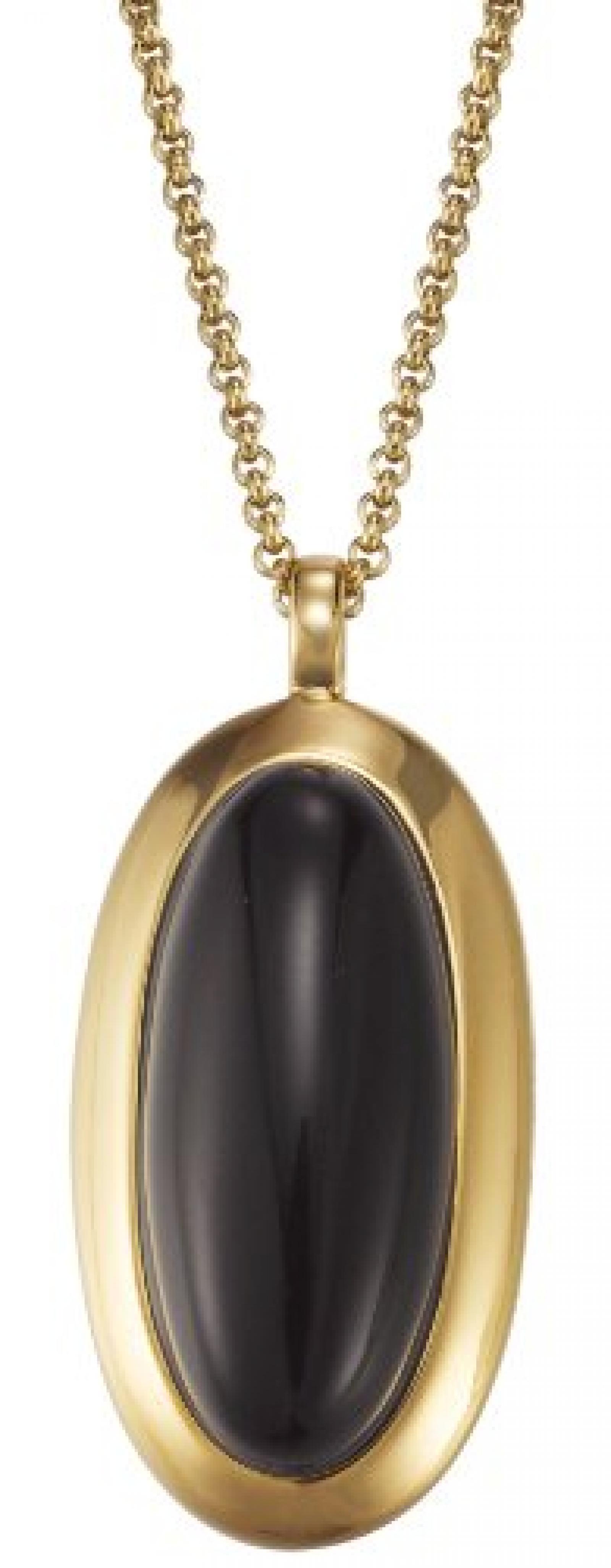 Esprit Damen Halskette Edelstahl rhodiniert Kristall Onyx Pure stone 80 cm schwarz ESNL11856D800 Esprit Damen Halskette Edelstahl rhodiniert Kristall Onyx Pure stone 80 cm schwarz ESNL11856D800