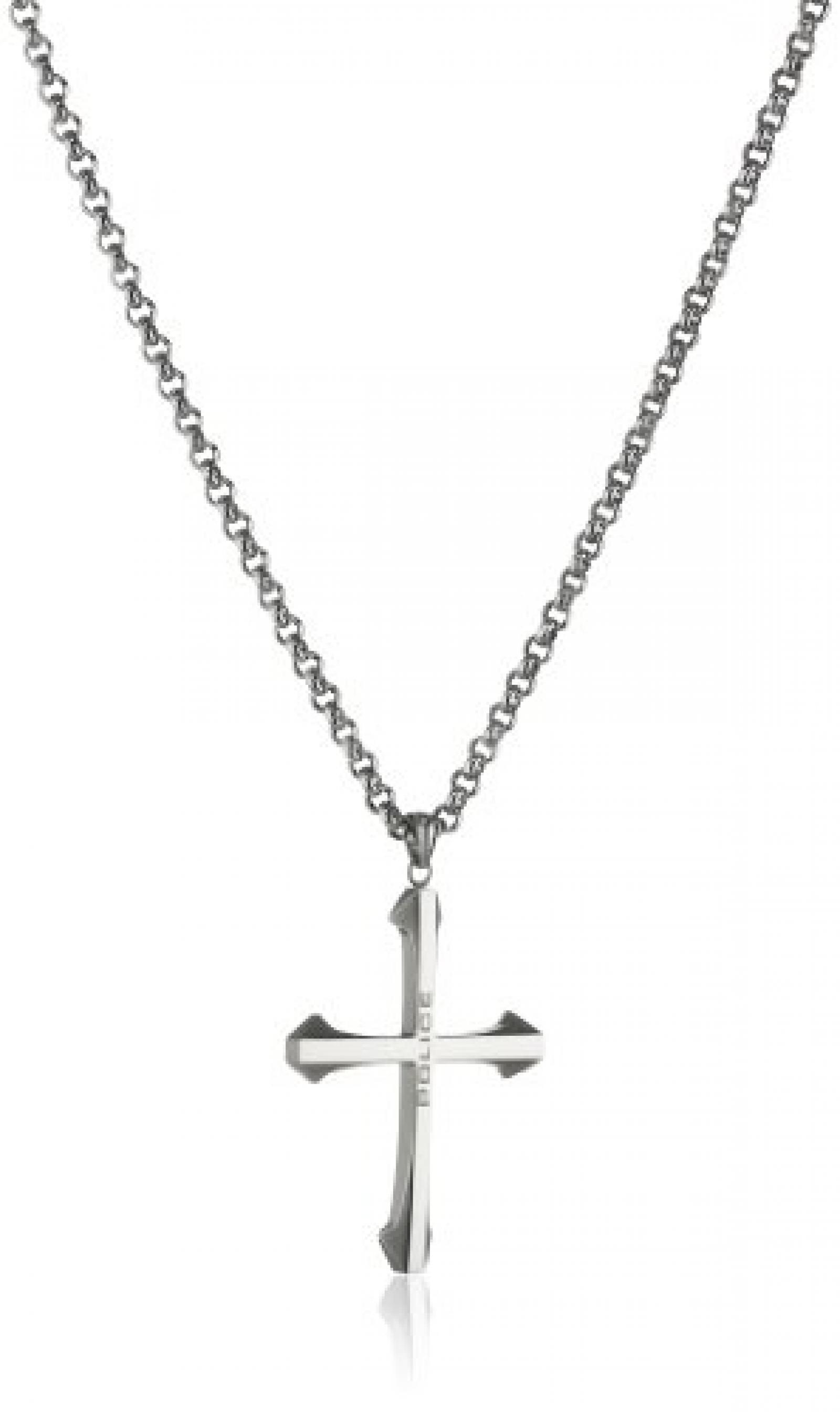 Police Unisex-Halskette mit Anh&auml;nger Saint 68cm PJ24048PSS-01 