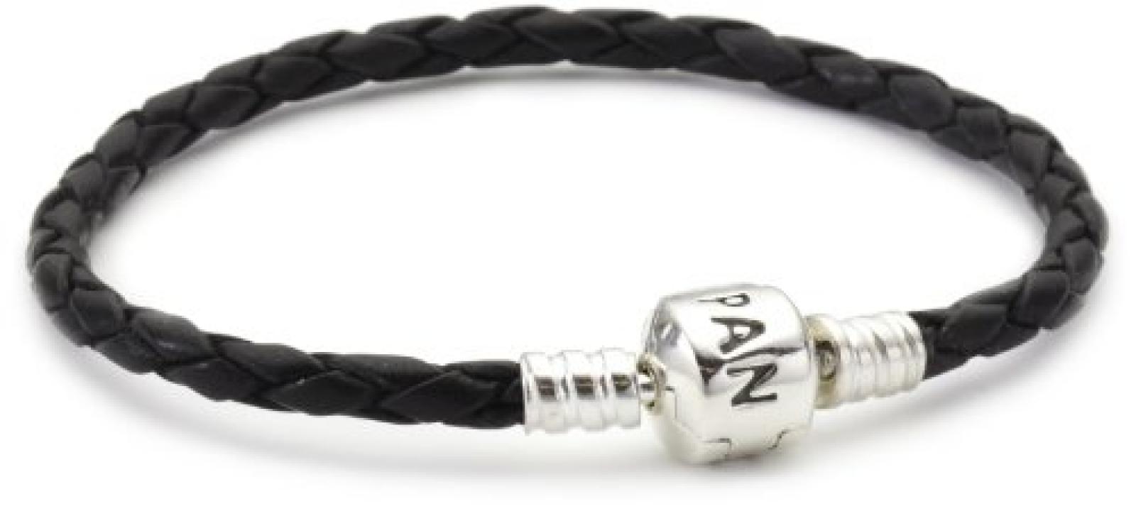 Pandora Leder-Armband Schwarz 590705CBK-S 