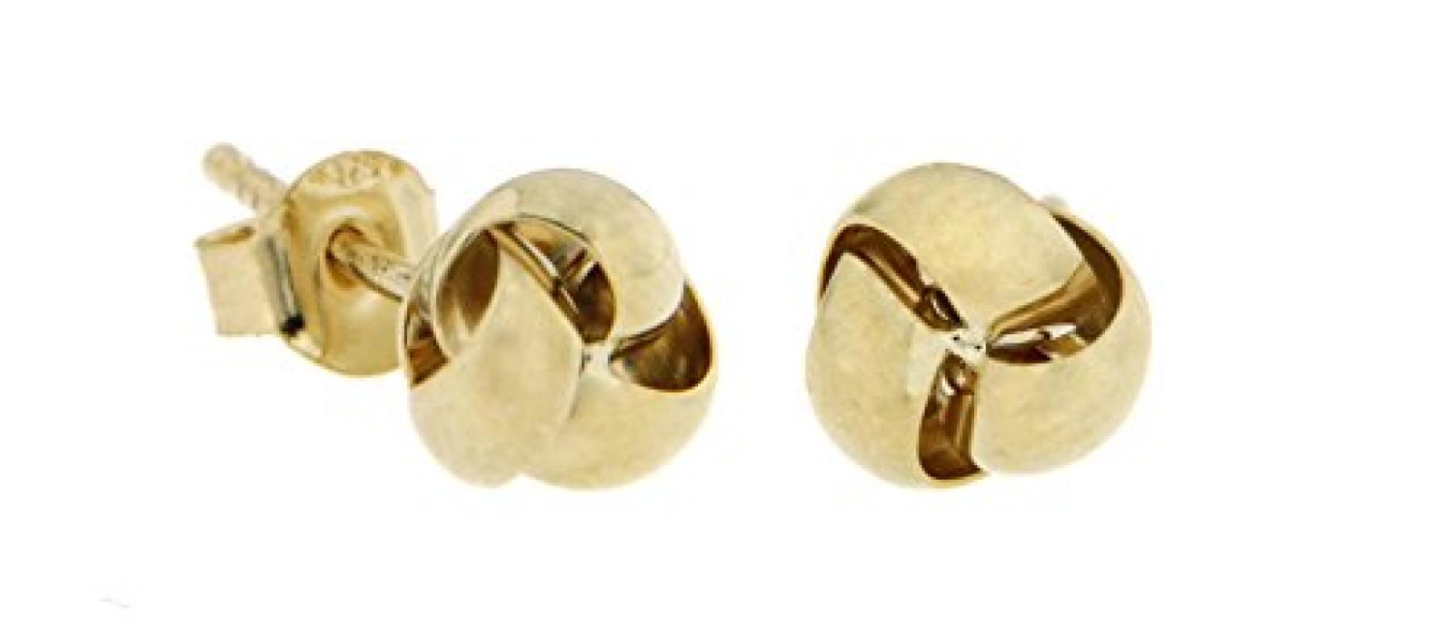 Kettenworld Damen-Ohrstecker 9 Karat (375) Gelbgold 271823 