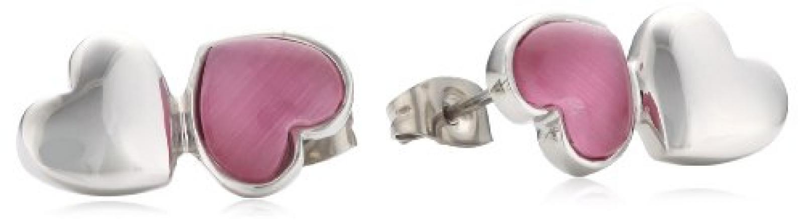 Mike Ellis New York Damen-Ohrstecker Edelstahl Glas Ohne D1542B/3 