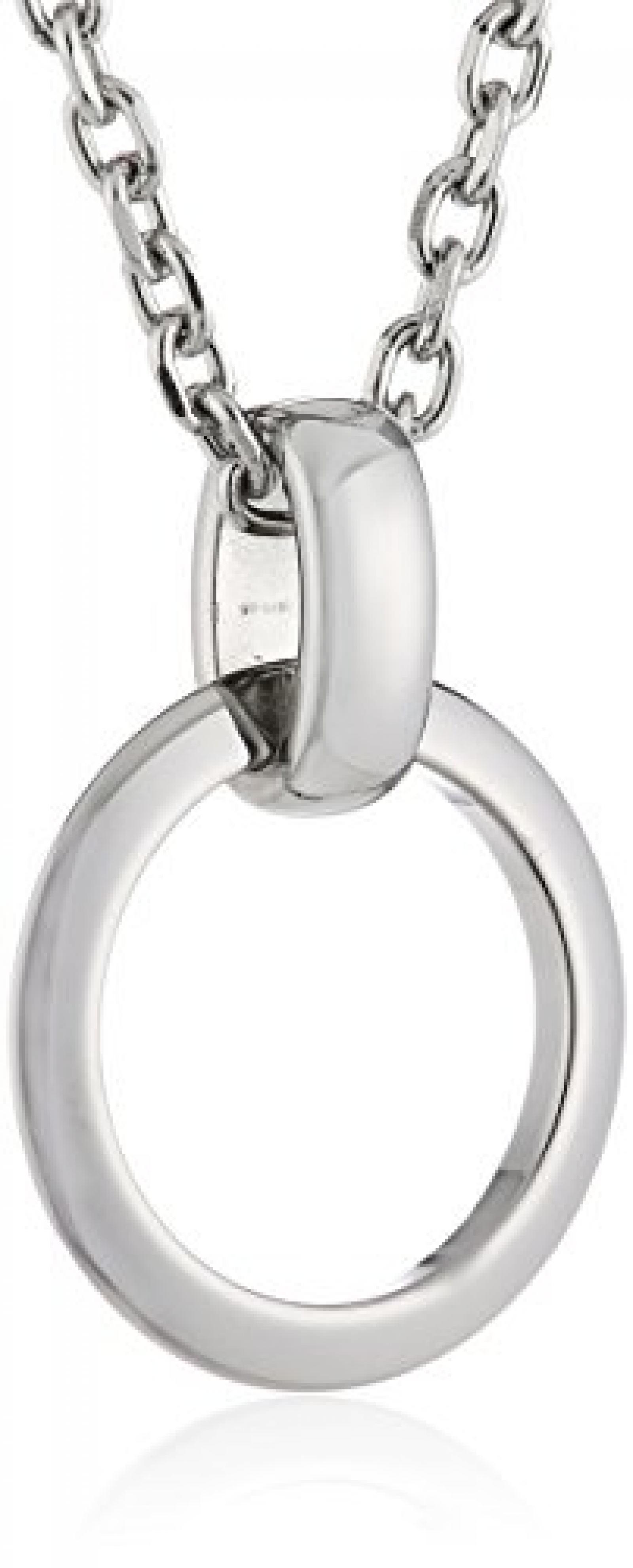 Fossil Jewelry Damen-Halskette mit Anh&auml;nger Edelstahl silber JF00517040 