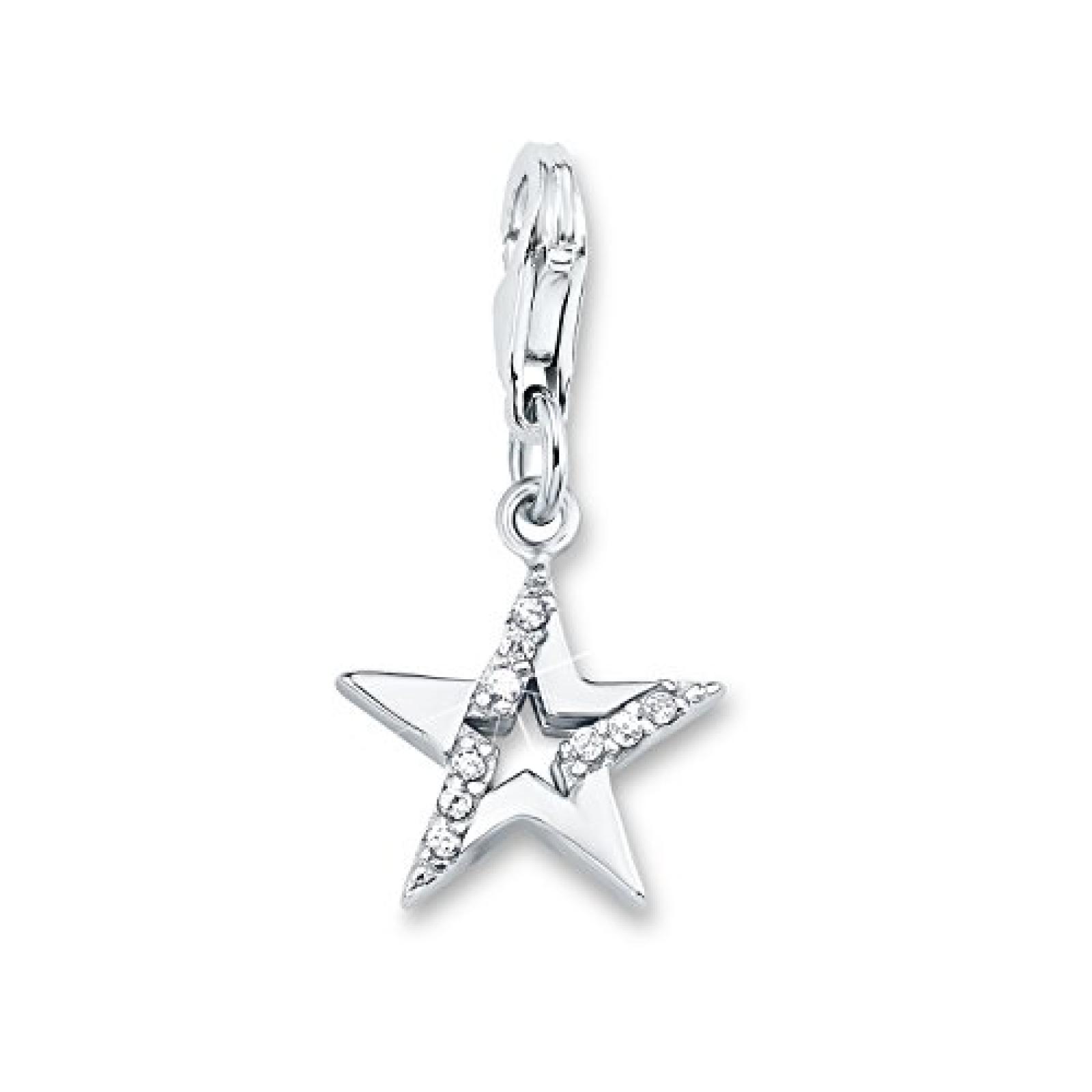 s.Oliver Jewel Damen-Charm 925 Silber rhodiniert Zirkonia weiß - 508797 s.Oliver Jewel Damen-Charm 925 Silber rhodiniert Zirkonia weiß - 508797