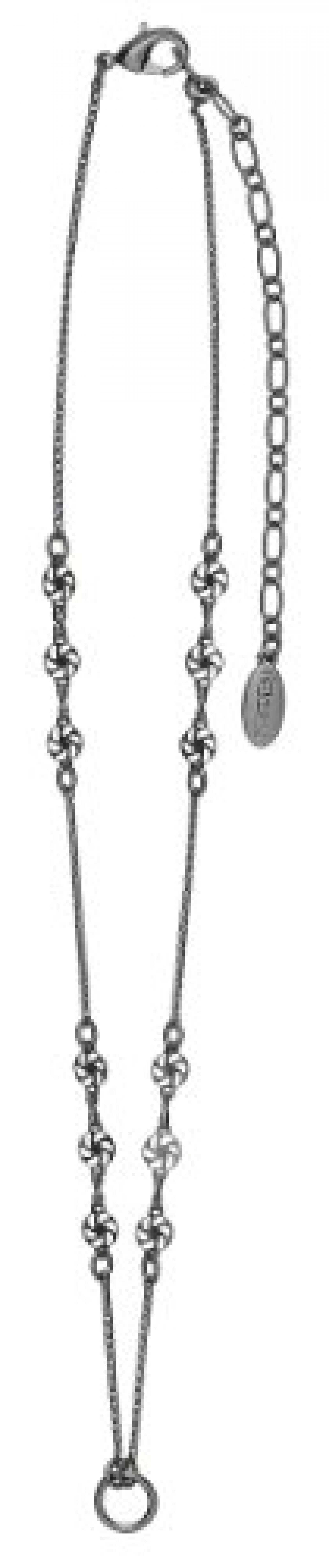 PILGRIM 560-900 Halskette, Schwarzmetal 40cm 