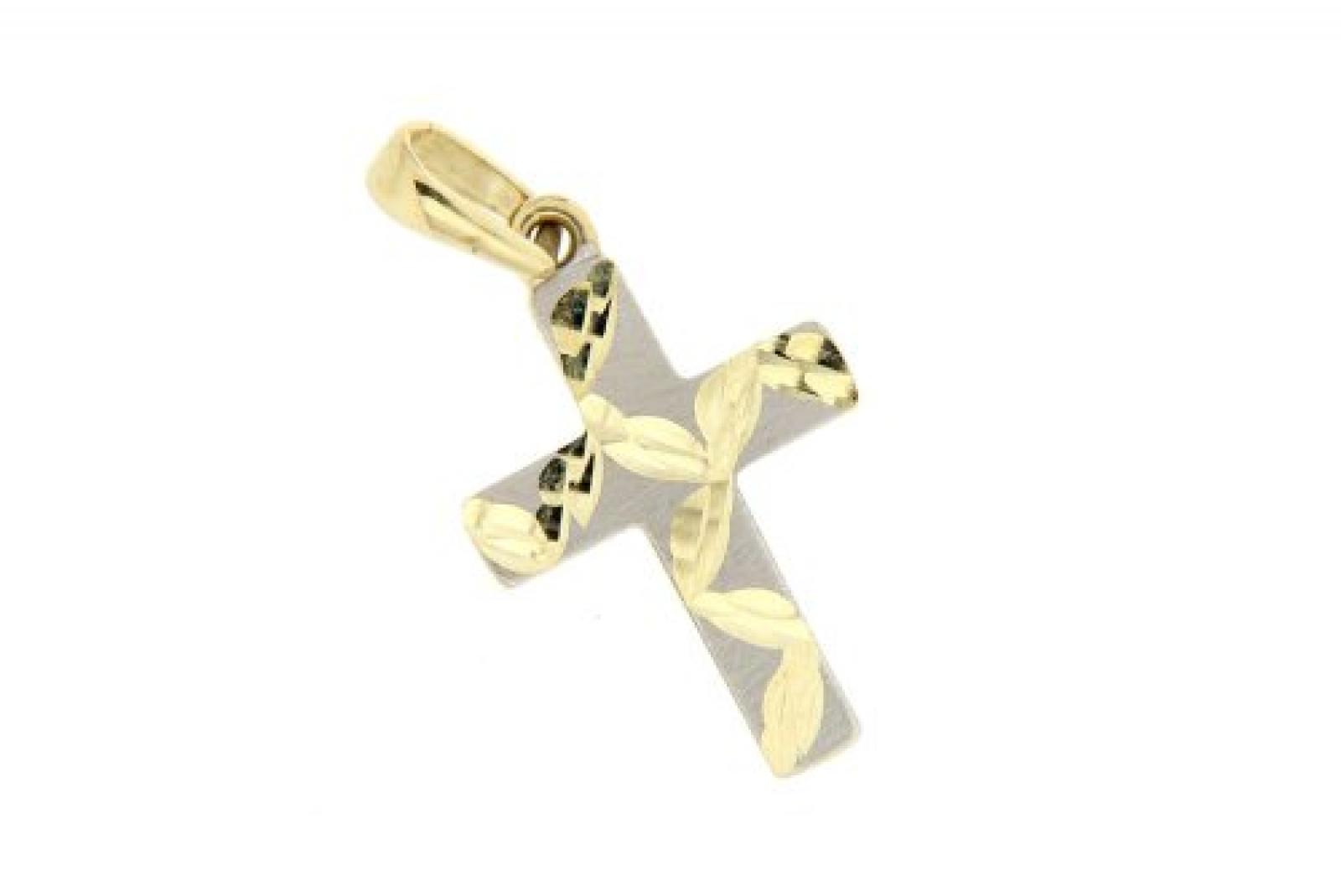 Kettenworld Damen-Anhänger 9 Karat (375) Bicolor 300576 Kettenworld Damen-Anhänger 9 Karat (375) Bicolor 300576