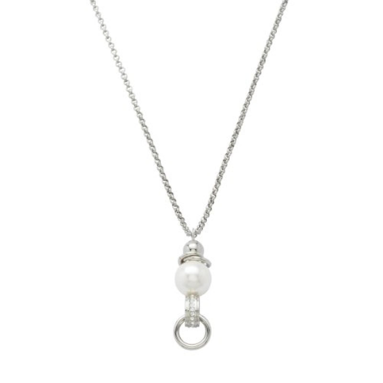 Fossil Damen-Charm Collier Perle Glassteine 70 cm JF87027040 Fossil Damen-Charm Collier Perle Glassteine 70 cm JF87027040