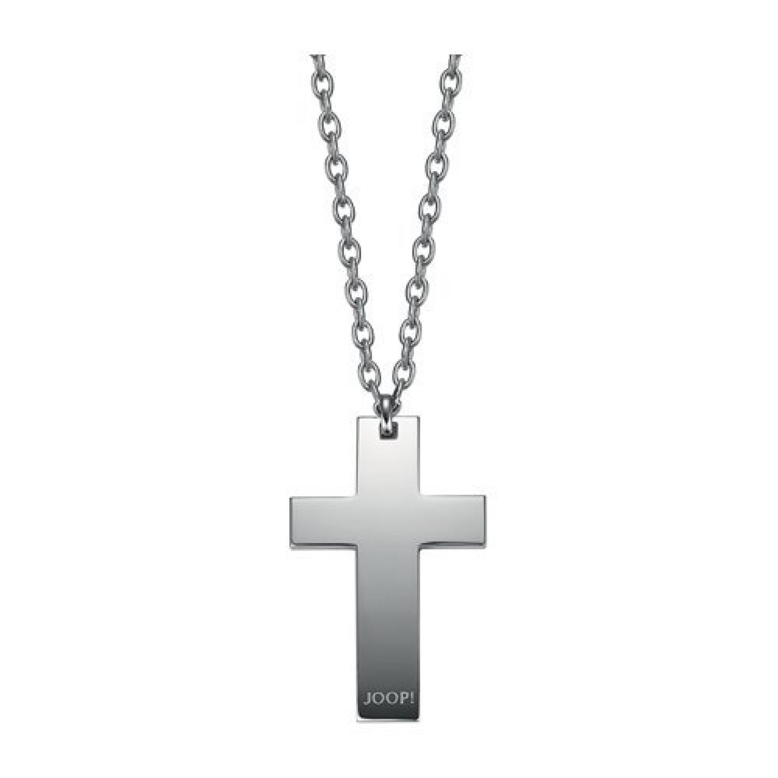 Joop Halskette JPNL10561A670 Herren Collier Kreuz cross Edelstahl 67 cm 