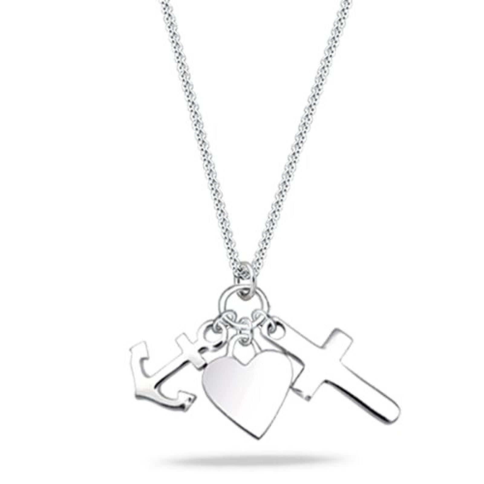 Elli Damen-Halskette 925 Silber L&auml;nge 45cm 0107570411_45 
