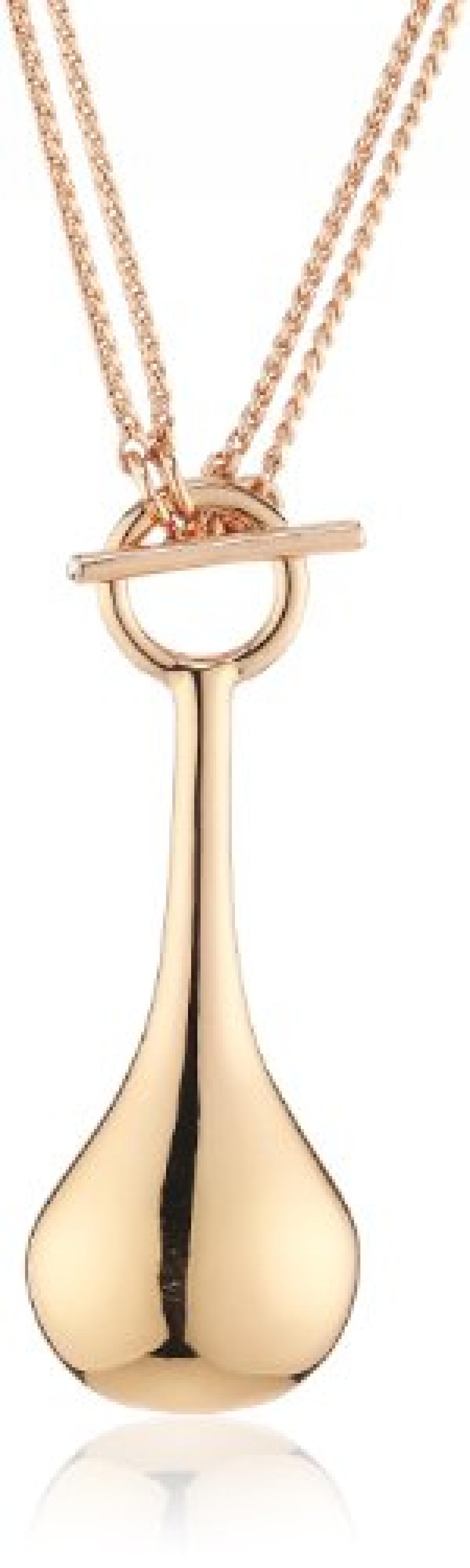 Pilgrim Jewelry Damen-Halskette Messing mit Anh&auml;nger aus der Serie mindfullness ros&eacute;gold beschichtet, 45.0/90.0 cm 161324001 