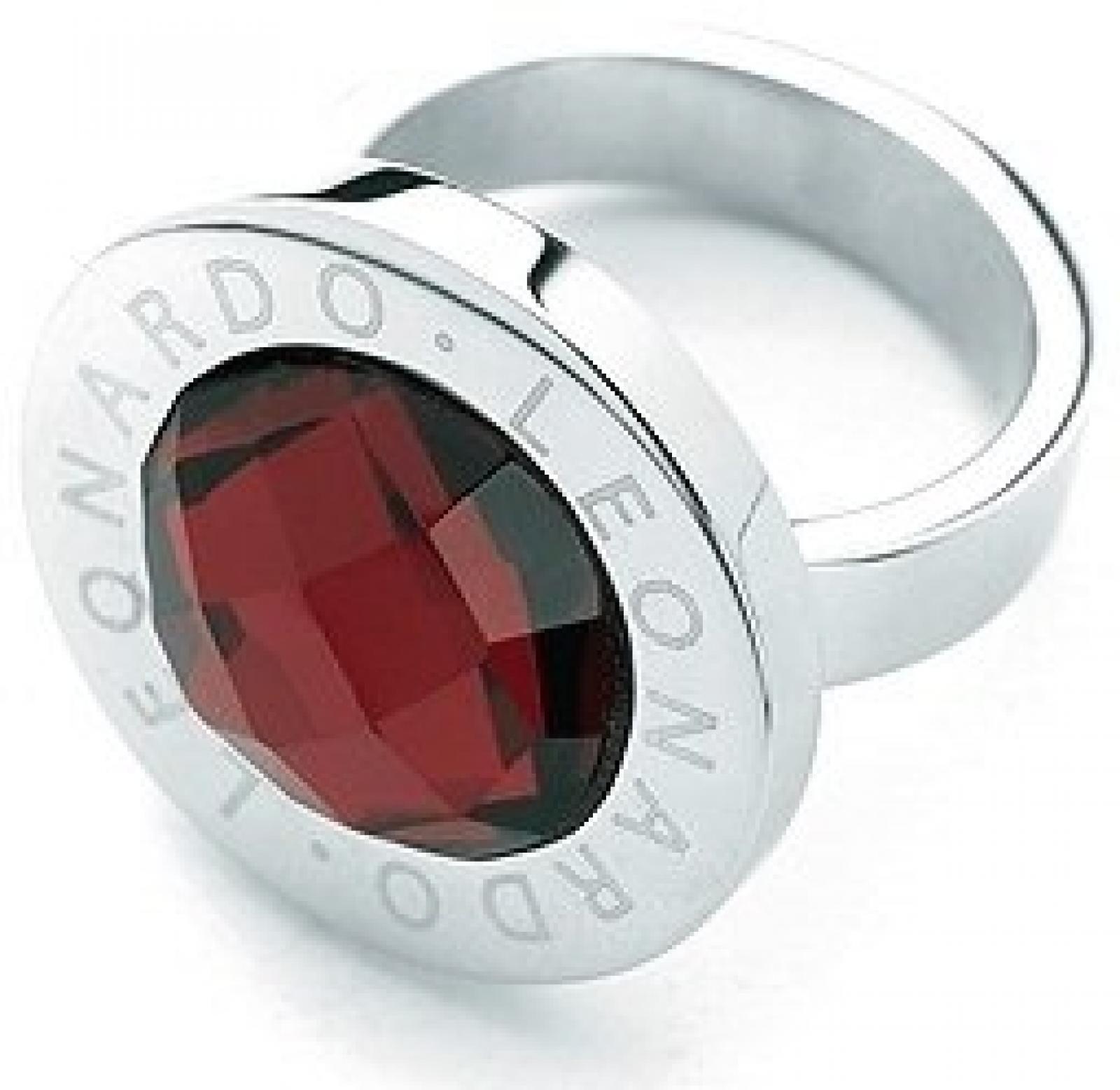 LEONARDO Schmuck: Ringe/Ring Größe Ø 16 (entspr. Umfang Größe 50), Art. 011640/16, MATRIX, rot 