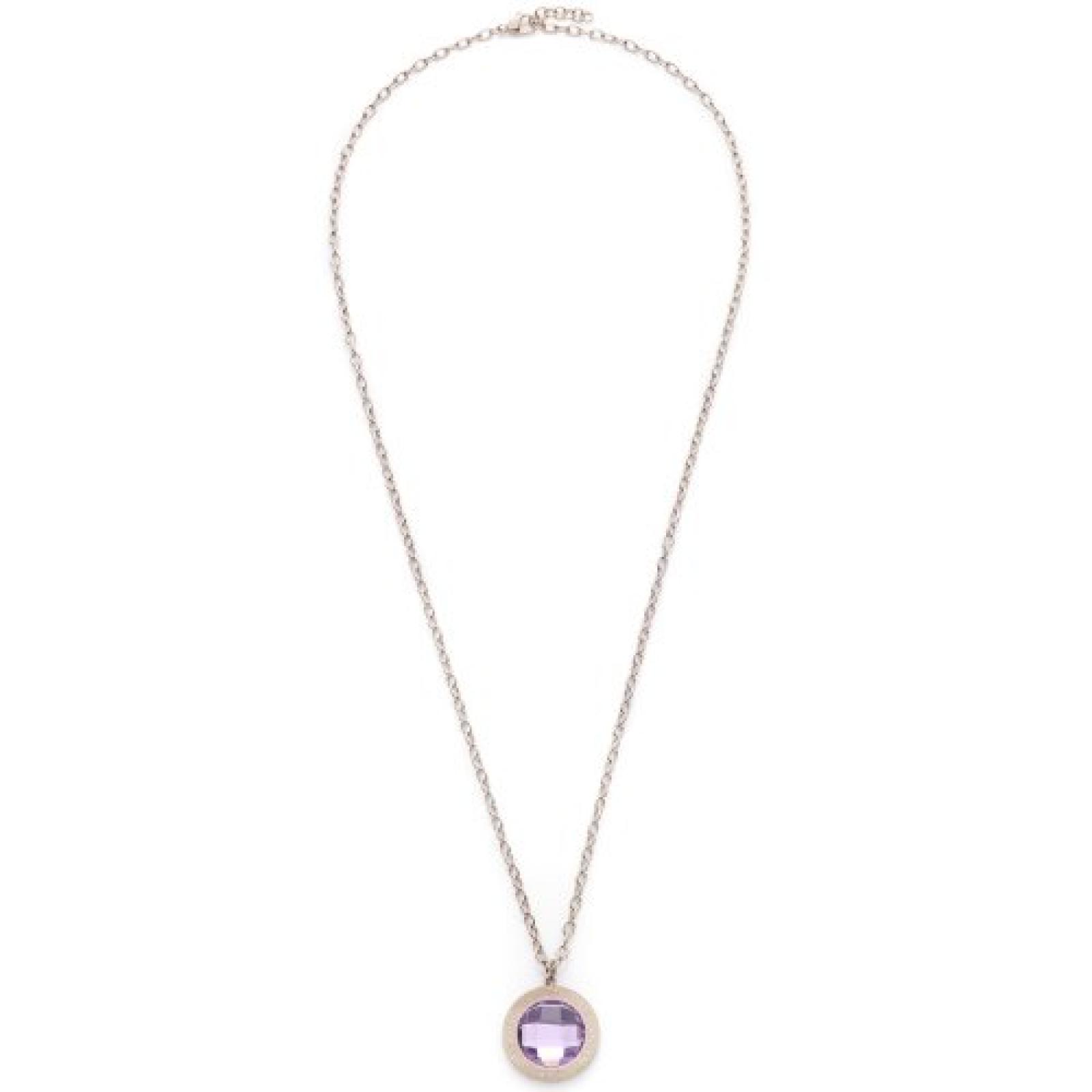 Leonardo Jewels Damen-Halskette Edelstahl Matrix roségold/viola 15091 