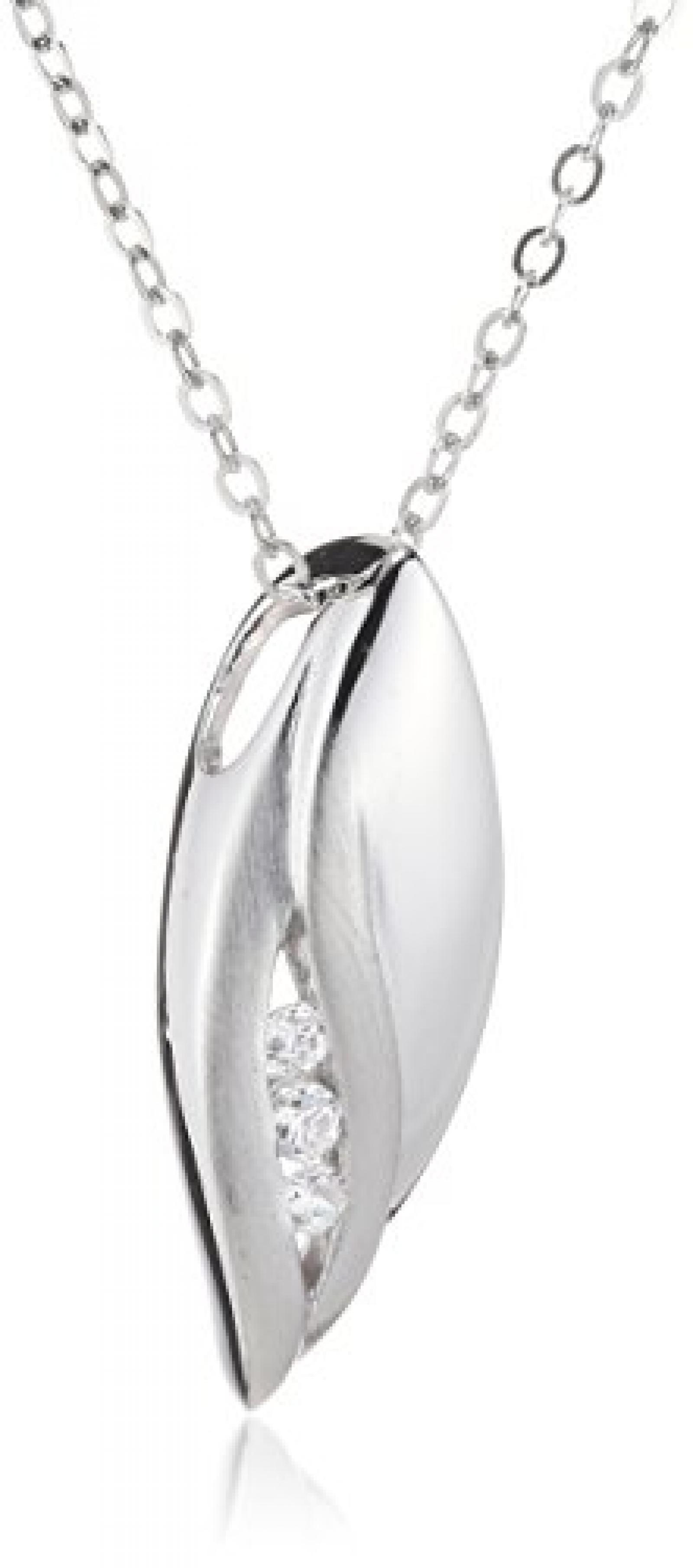 Celesta Damen-Anhnger mit Kette 45cm 925 Sterling Silber Zirkonia wei 500250582 