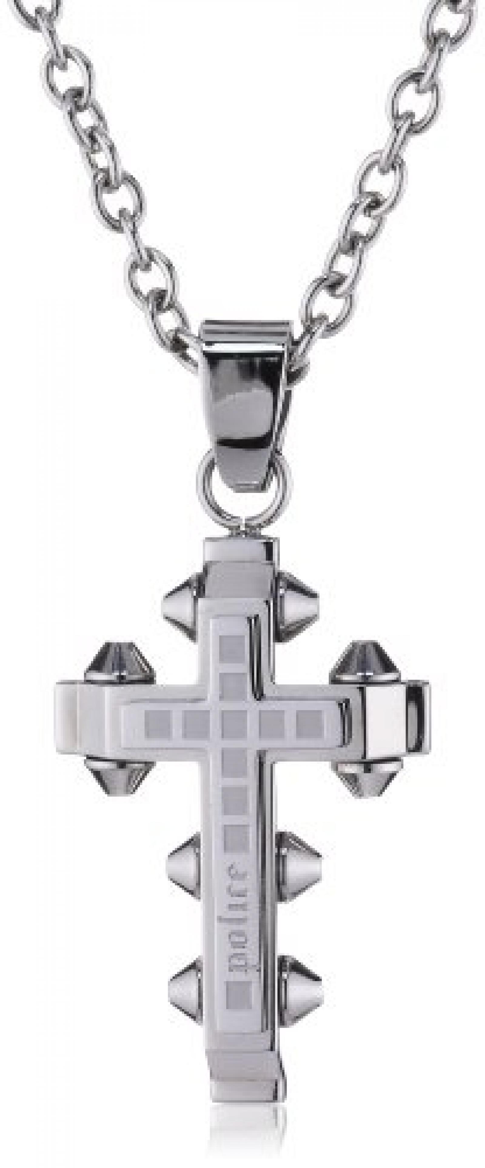 Police Unisex-Halskette mit Anh&auml;nger Faith 50cm PJ24135PSS-01 