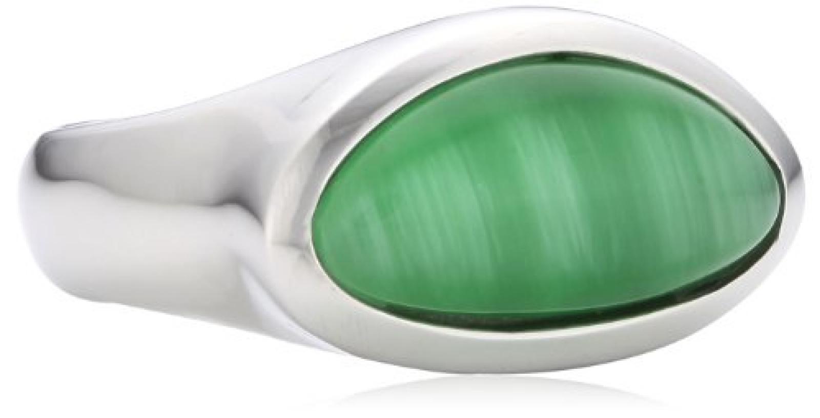 Mike Ellis New York Damen-Ring Edelstahl Glas   D1536 