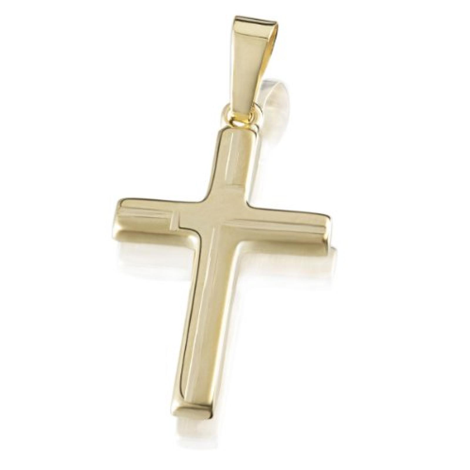 Goldmaid Unisex-Anhänger 8 Karat 333 Gelbgold Kreuz teilweise gesandelt Kr A4915GG Goldmaid Unisex-Anhänger 8 Karat 333 Gelbgold Kreuz teilweise gesandelt Kr A4915GG