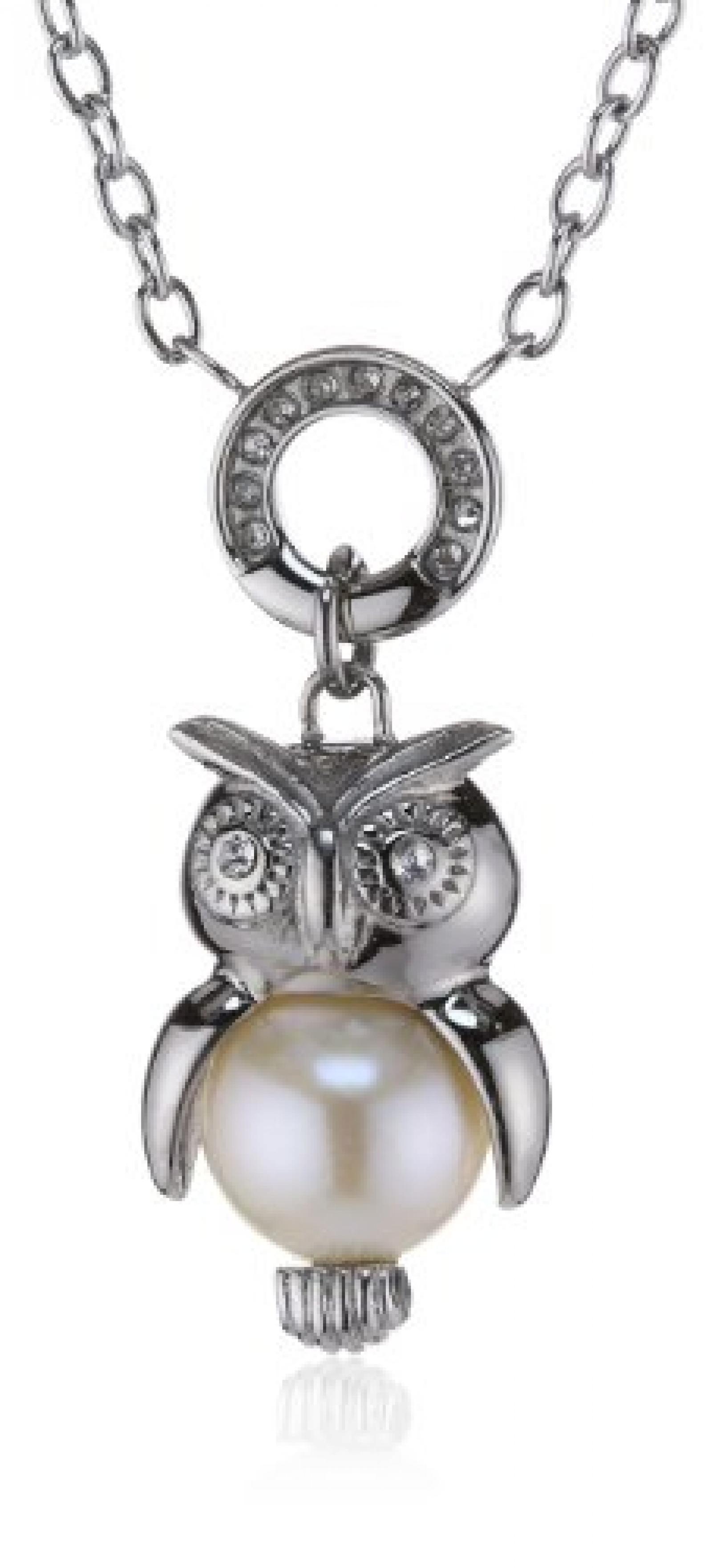 Morellato Damen-Kette Edestahl mit Anh&auml;nger "Eule" Animalia SKP08 