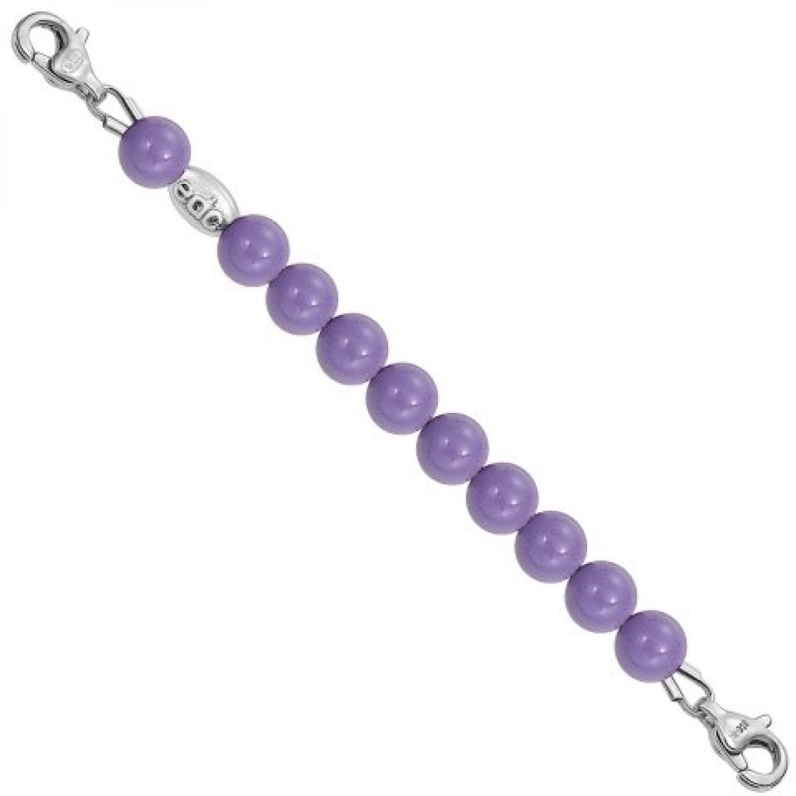 Esprit EEZZ10073C090 edc Damen Verl&auml;ngerungskette 10 cm hot glam electric violet connector lila 