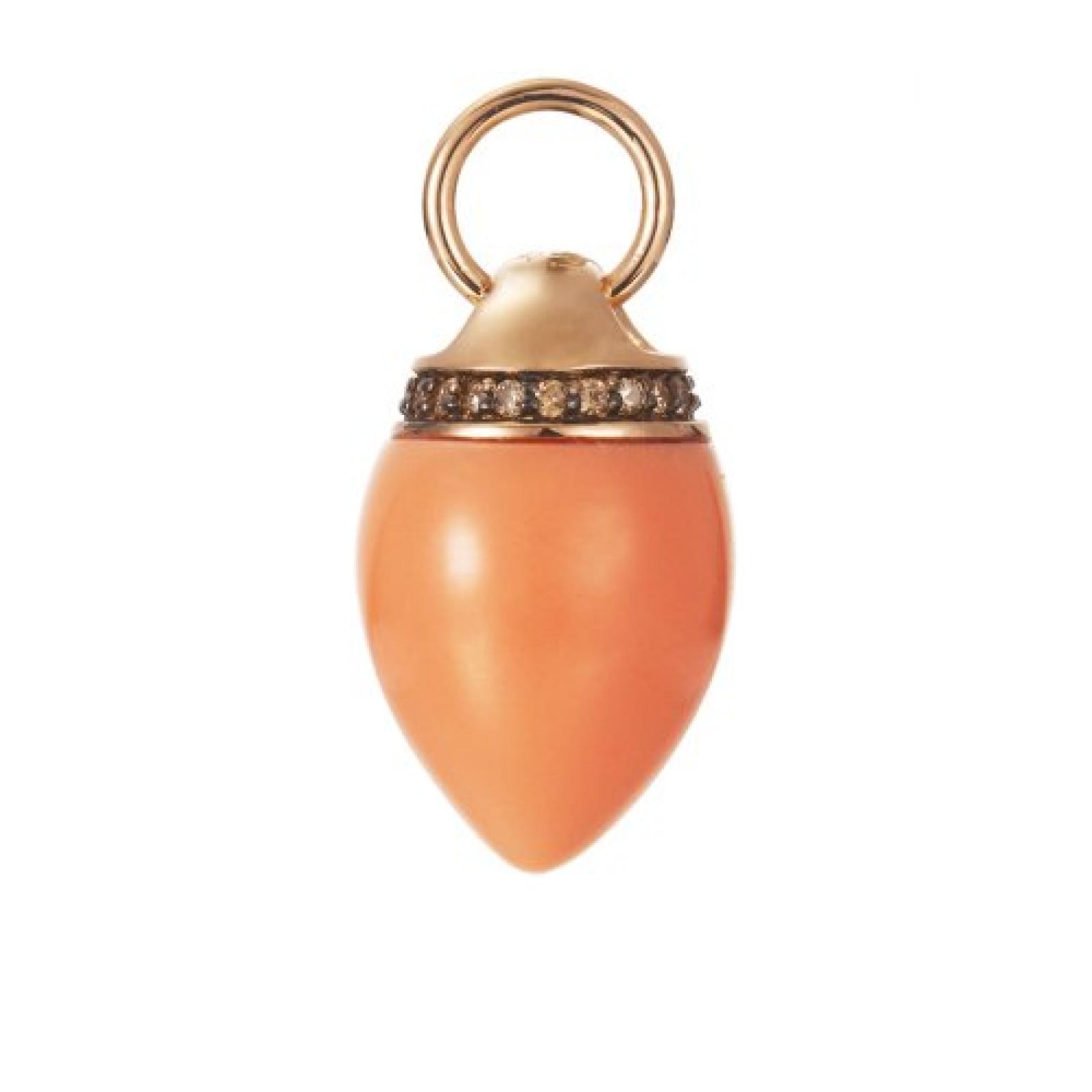 Joop Damen-Anh&auml;nger 925 Sterling Silber Harz Zirkonia Kathy braun JPCH90005D000 