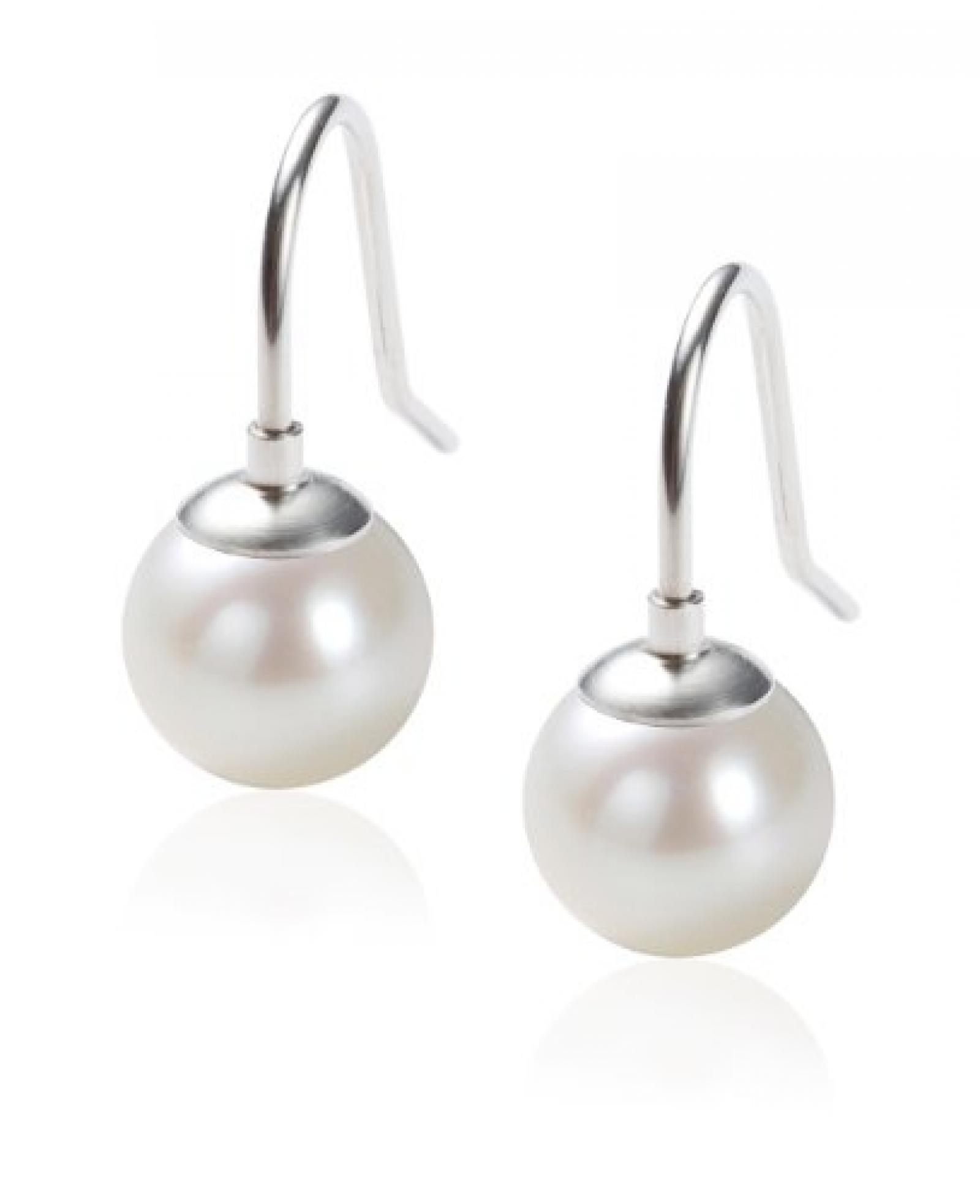 Monomania Damen-Ohrhänger Edelstahl 2 Süßwasserperlen weiß 10 mm 31549 Monomania Damen-Ohrhänger Edelstahl 2 Süßwasserperlen weiß 10 mm 31549