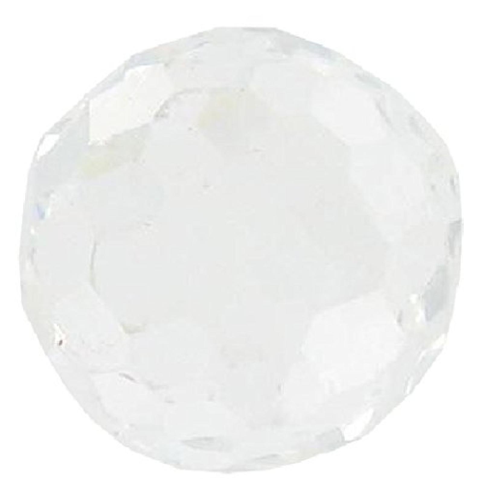 Quiges, Eligo Jewellery 18mm Geschliffen Kugel Weiß/Transparant für Quiges, Eligo 18mm Kugel Anhänger Quiges, Eligo Jewellery 18mm Geschliffen Kugel Weiß/Transparant für Quiges, Eligo 18mm Kugel Anhänger