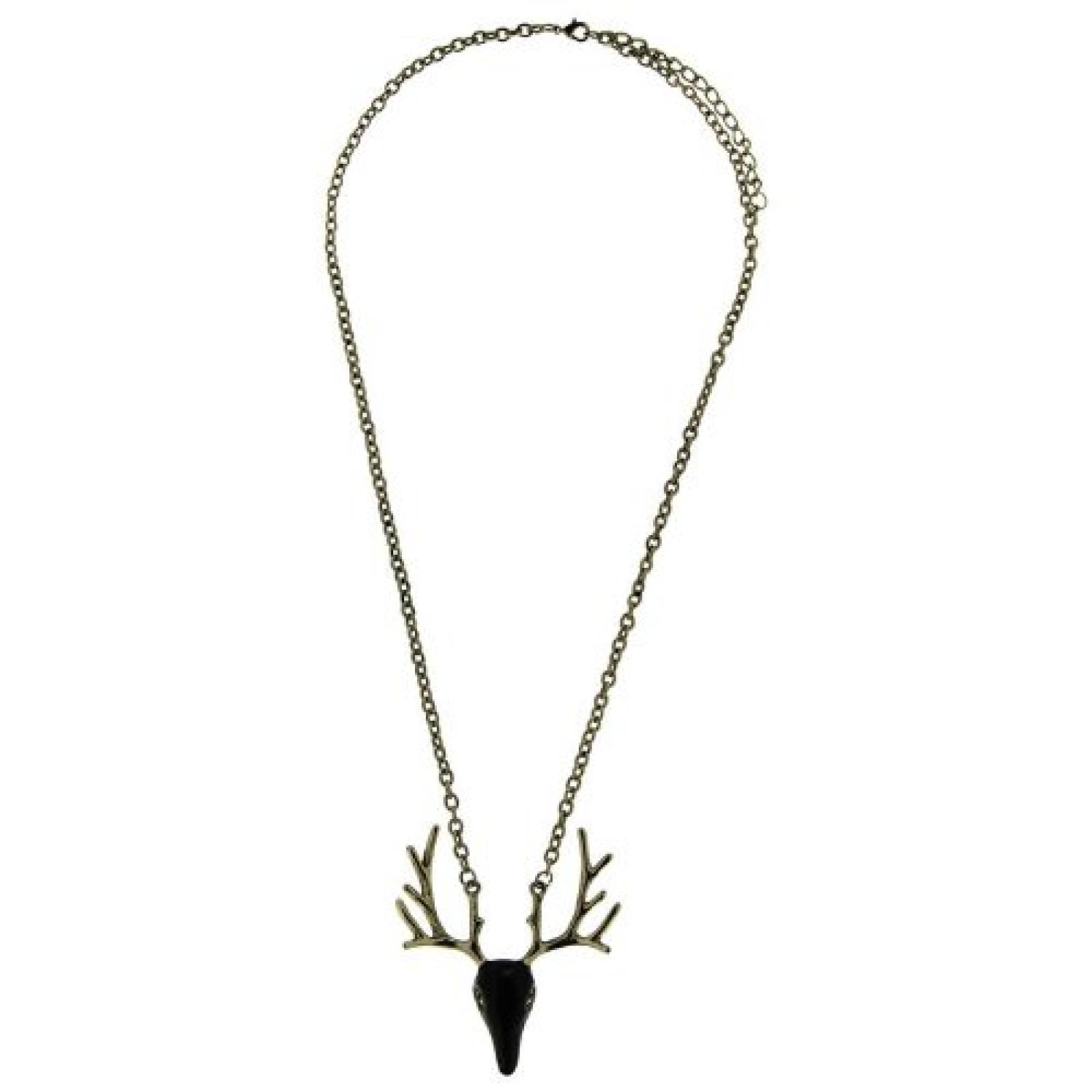 Sweet Deluxe Damen-Halskette Messing sweet deluxe Damen Kette Wiesn Hirsch mit Geweih 02906 2906 Sweet Deluxe Damen-Halskette Messing sweet deluxe Damen Kette Wiesn Hirsch mit Geweih 02906 2906