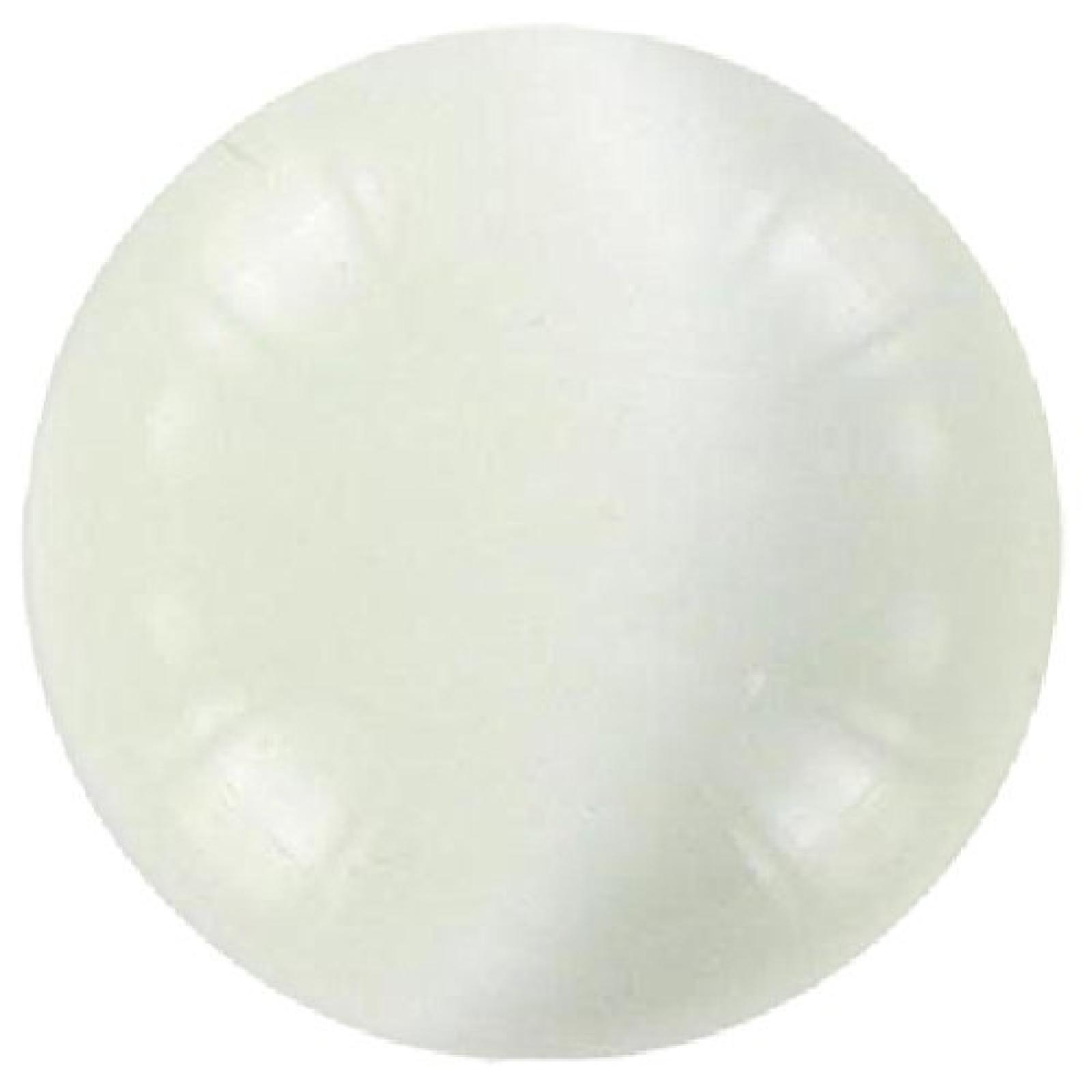 Quiges, Eligo Jewellery 18mm Kugel Wei&szlig;/Transparant f&uuml;r Quiges, Eligo 18mm Kugel Anh&auml;nger 
