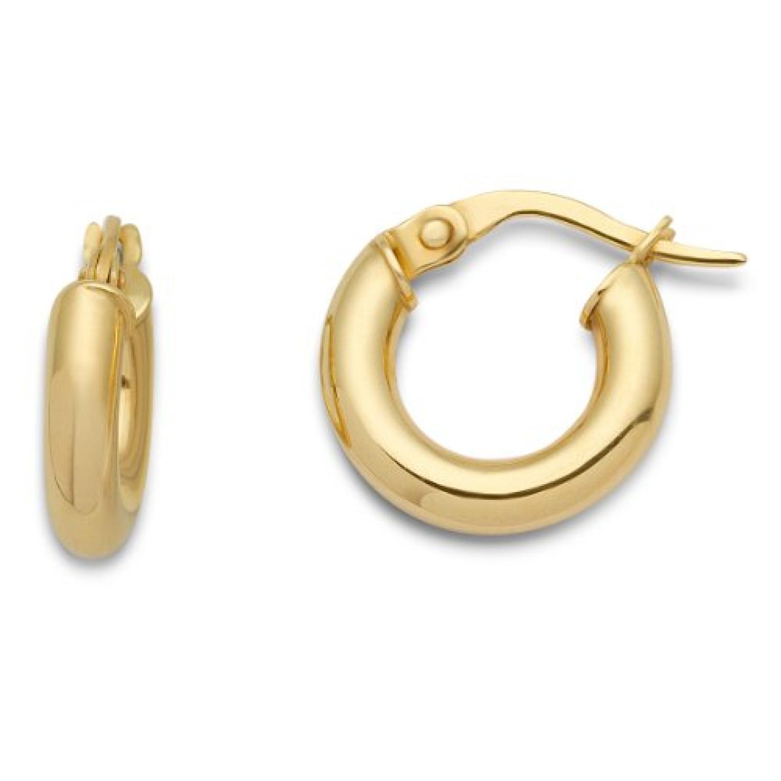 Miore Damen-Creolen 375 Gelbgold MSIL905E Miore Damen-Creolen 375 Gelbgold MSIL905E