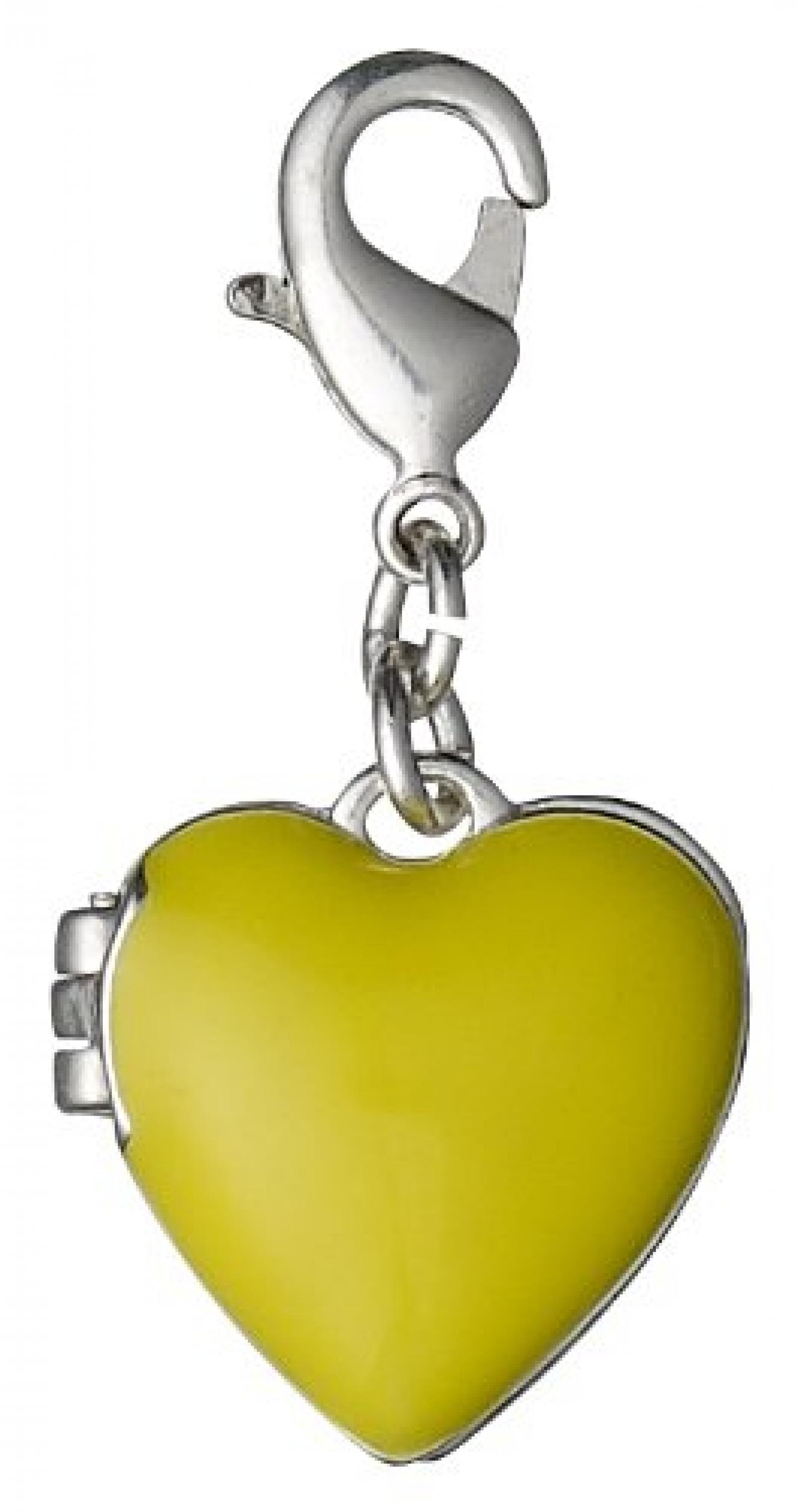 Pilgrim Jewelry Damen-Anh&auml;nger Messing aus der Serie versilbert,lime 3.5 cm 401326405 